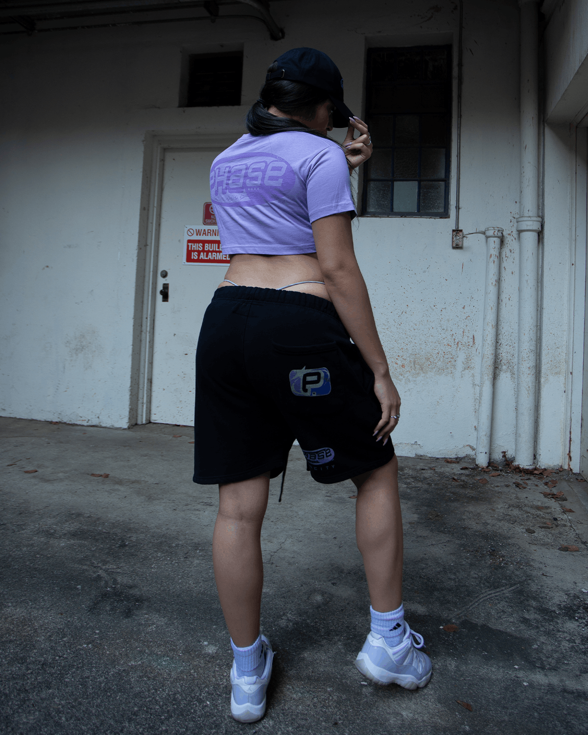 PHASE Garments Tonal Lilac "P2K" Crop Top Size Medium Size M / US 6-8 / IT 42-44 - 3 Thumbnail