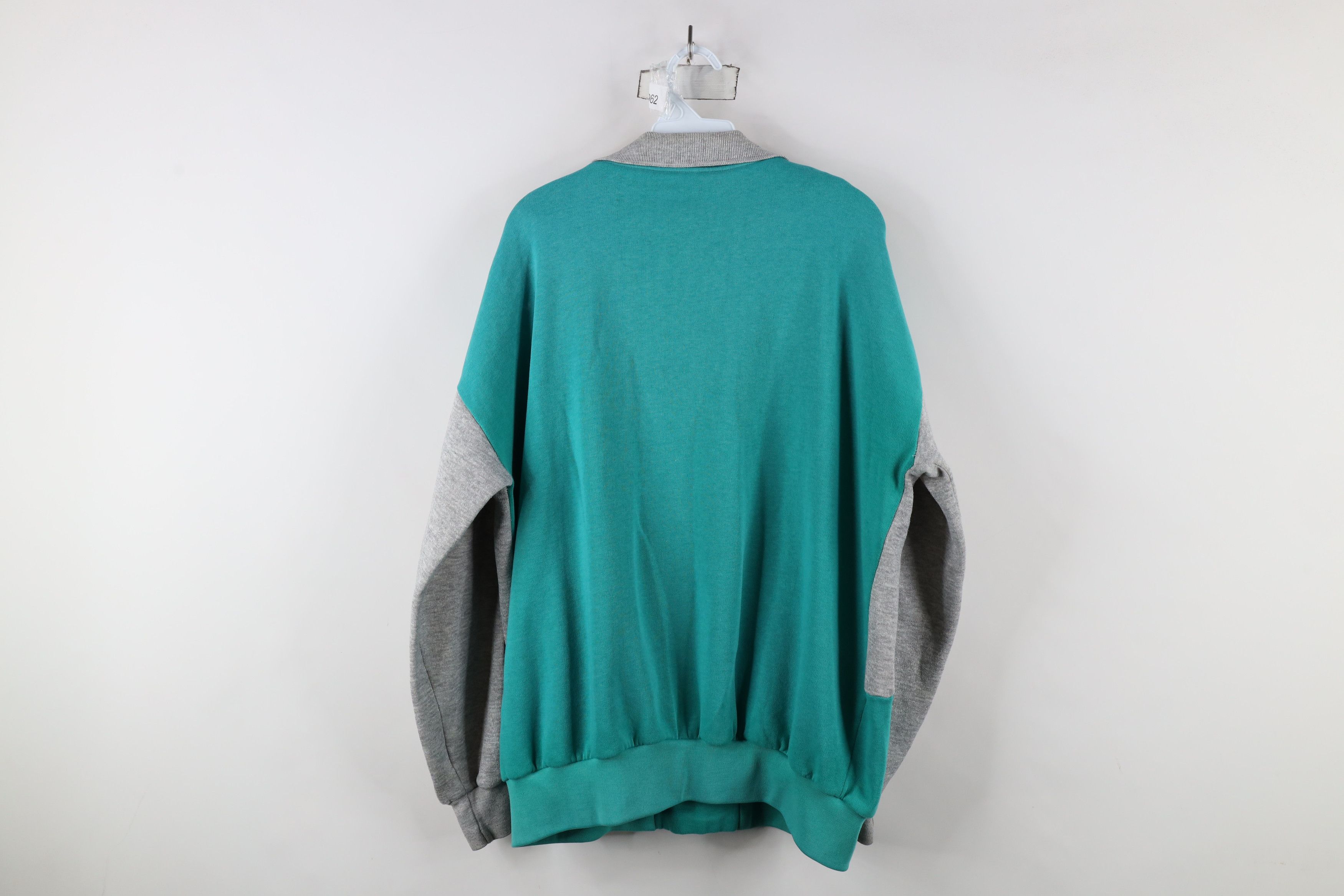 Vintage Vintage 90s Streetwear Block Collared Pullover Sweatshirt Size US XL / EU 56 / 4 - 9 Thumbnail