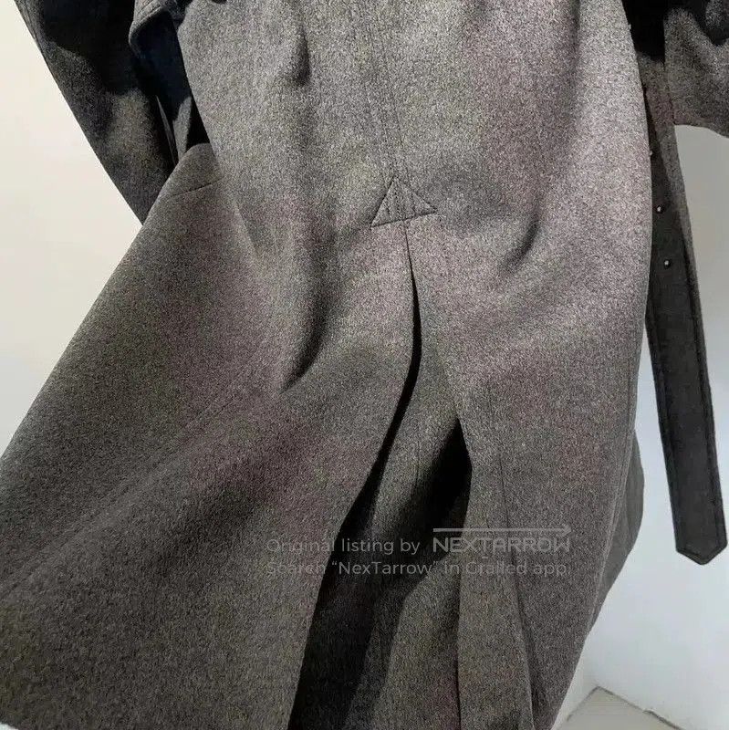 Burberry Burberry Women's Grey Wool Blend Trench Coat. Size S / US 4 / IT 40 - 5 Thumbnail