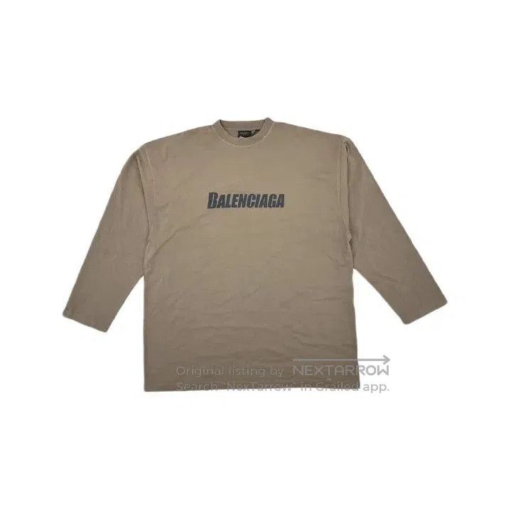 Balenciaga Balenciaga Casual Loose Long Sleeve T. Size US M / EU 48-50 / 2 - 2 Thumbnail