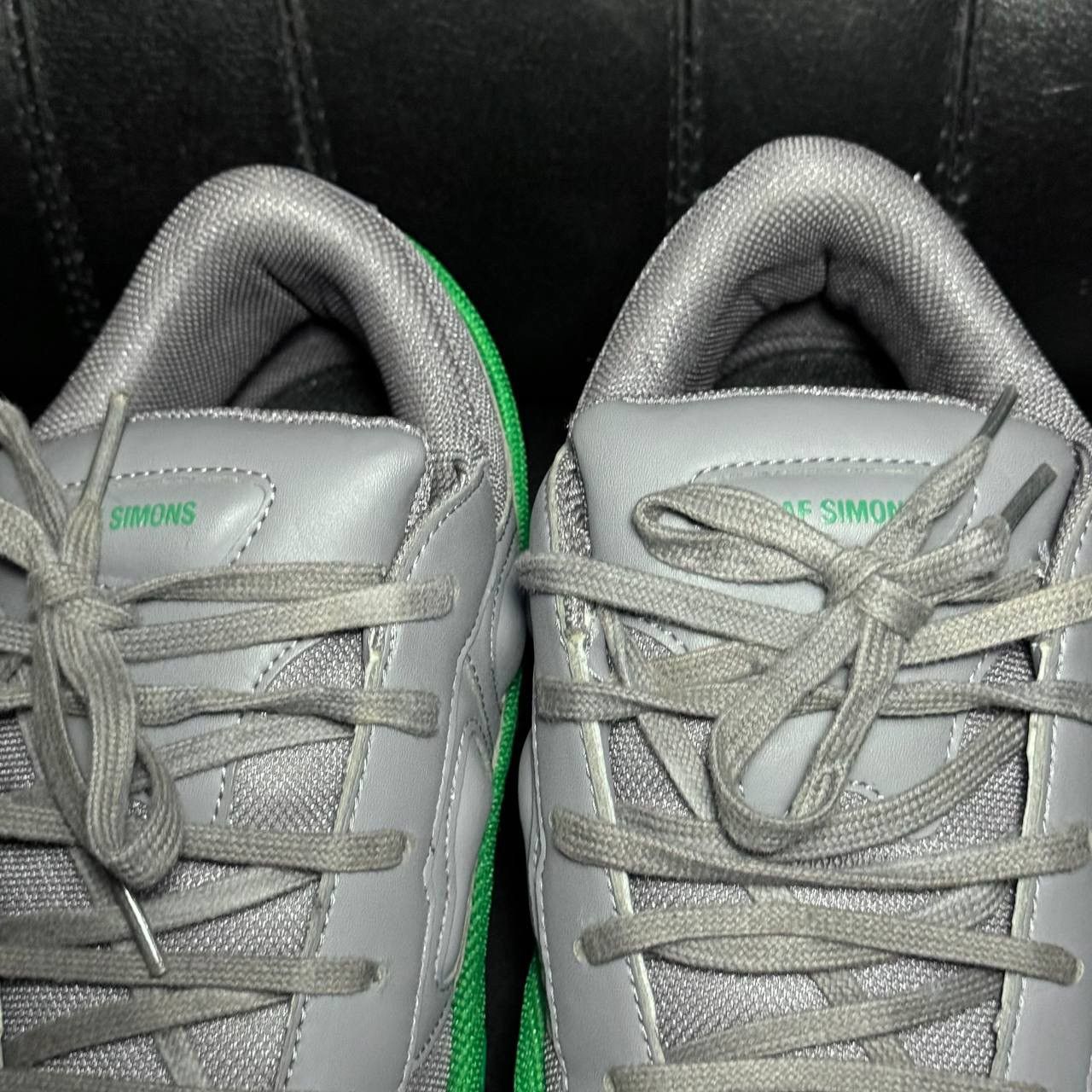 Adidas × Raf Simons 10us Adidas Raf Simons Ozweego Green Grey Sneakers Size US 10 / EU 43 - 7 Thumbnail