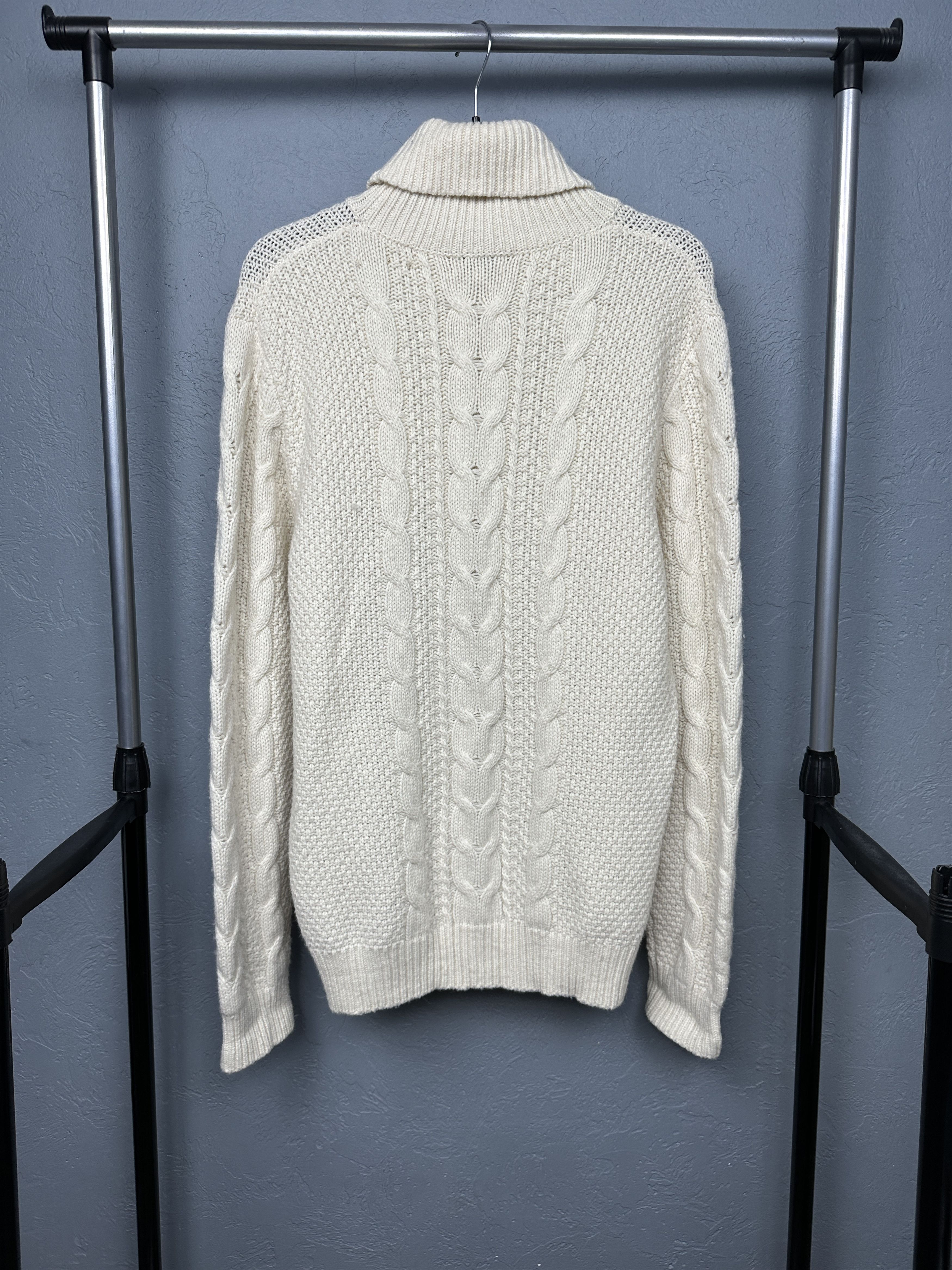 Reiss Reiss Mens High Neck Wool Knit Sweater Size US L / EU 52-54 / 3 - 6 Thumbnail