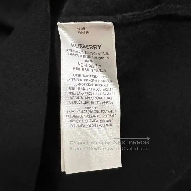 Burberry Burberry Black Wool Sweater for Men. Size US M / EU 48-50 / 2 - 5 Thumbnail