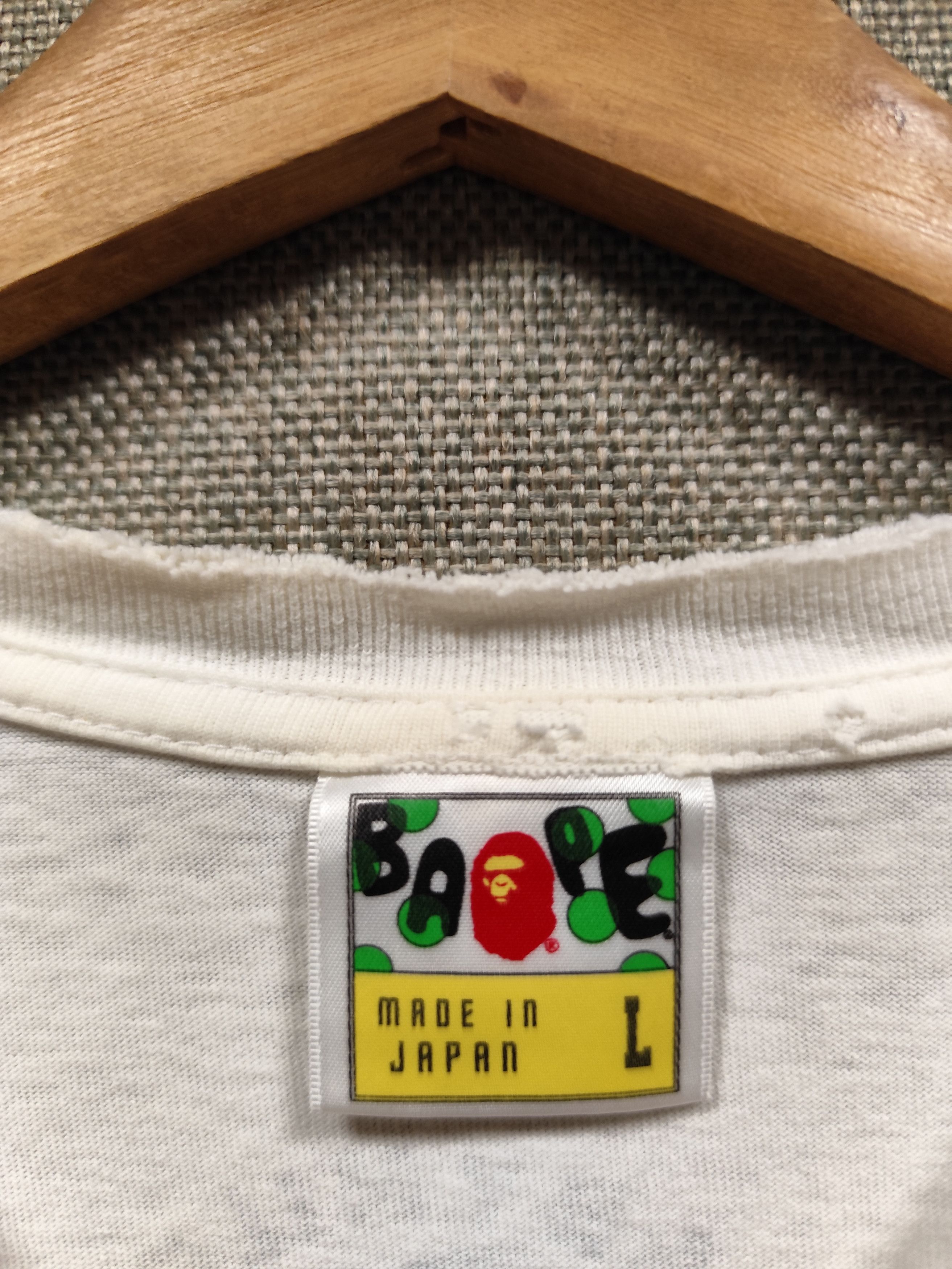 Bape × Nigo vintage t shirt baby milo by a bathing ape Size US L / EU 52-54 / 3 - 7 Thumbnail