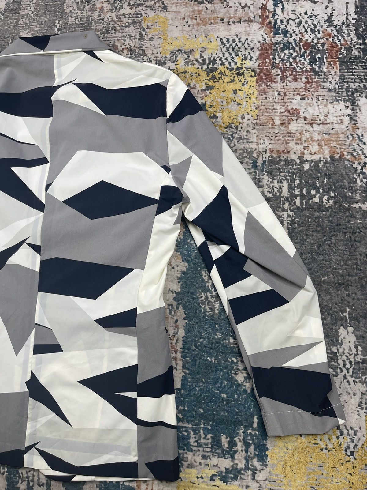 HYDROGEN HYDROGEN Geometric Camouflage Jacquard Tailored Jackets Size US S / EU 44-46 / 1 - 7 Thumbnail