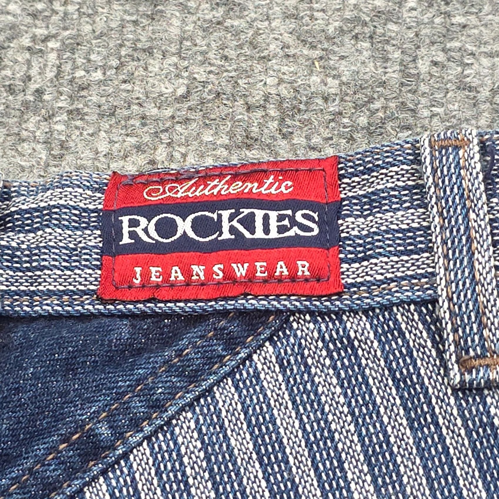 Vintage VINTAGE Rocky Mountain Rockies Pants High Rise Blue Pin Stripe Women's 3 / 26 Size 26" / US 2 / IT 38 - 6 Thumbnail
