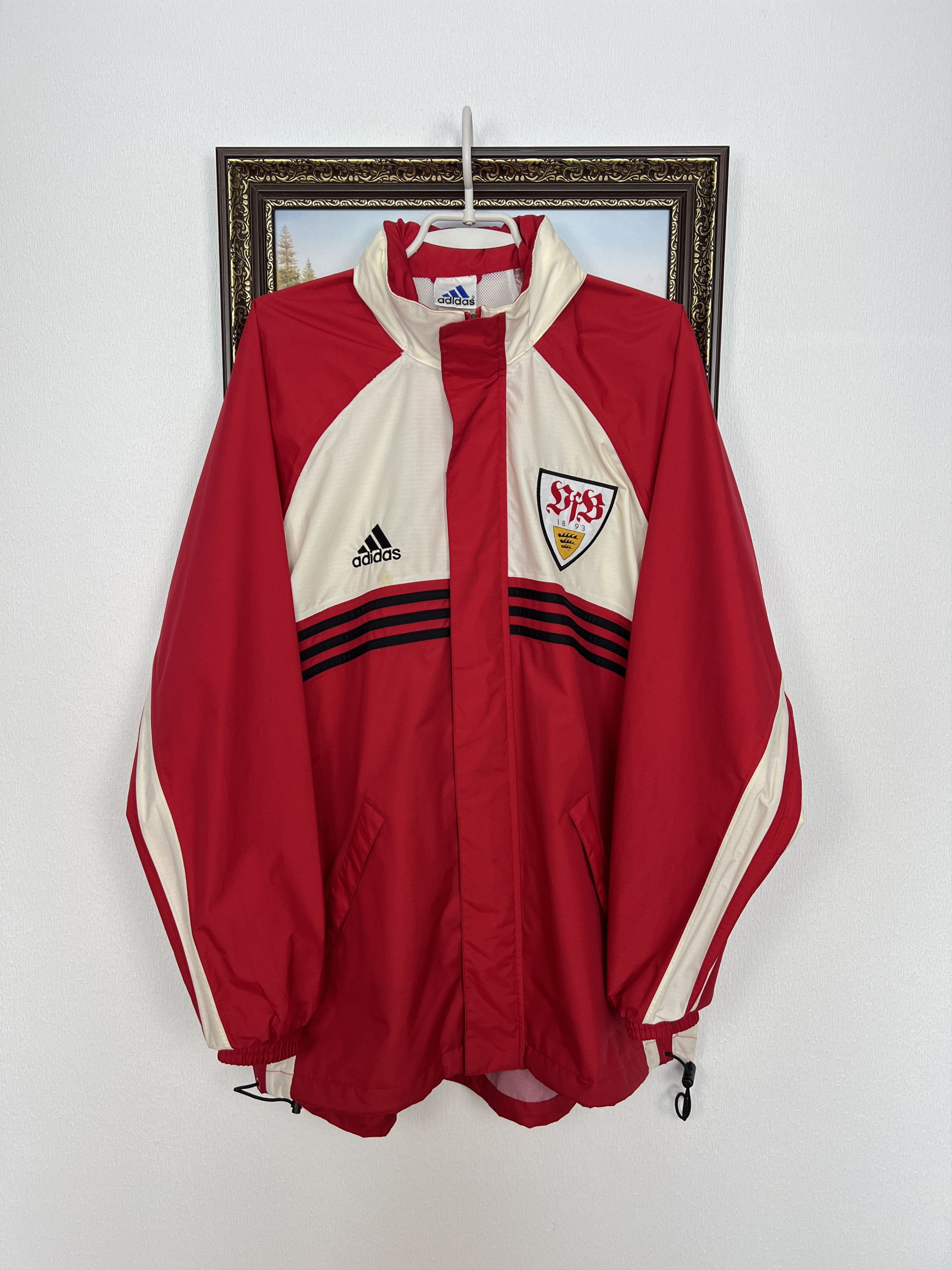 Adidas × Vintage Vintage adidas vfb stuttgart reversible 90s