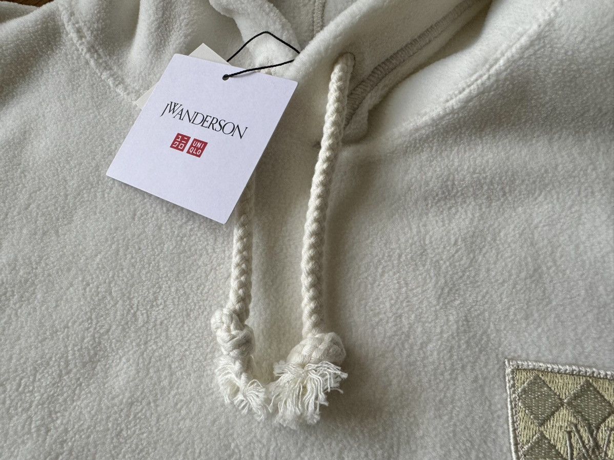 JW Anderson × Uniqlo Small White Fleece Pullover Hoodie Long-Sleeve Sherpa JW Size US S / EU 44-46 / 1 - 10 Thumbnail
