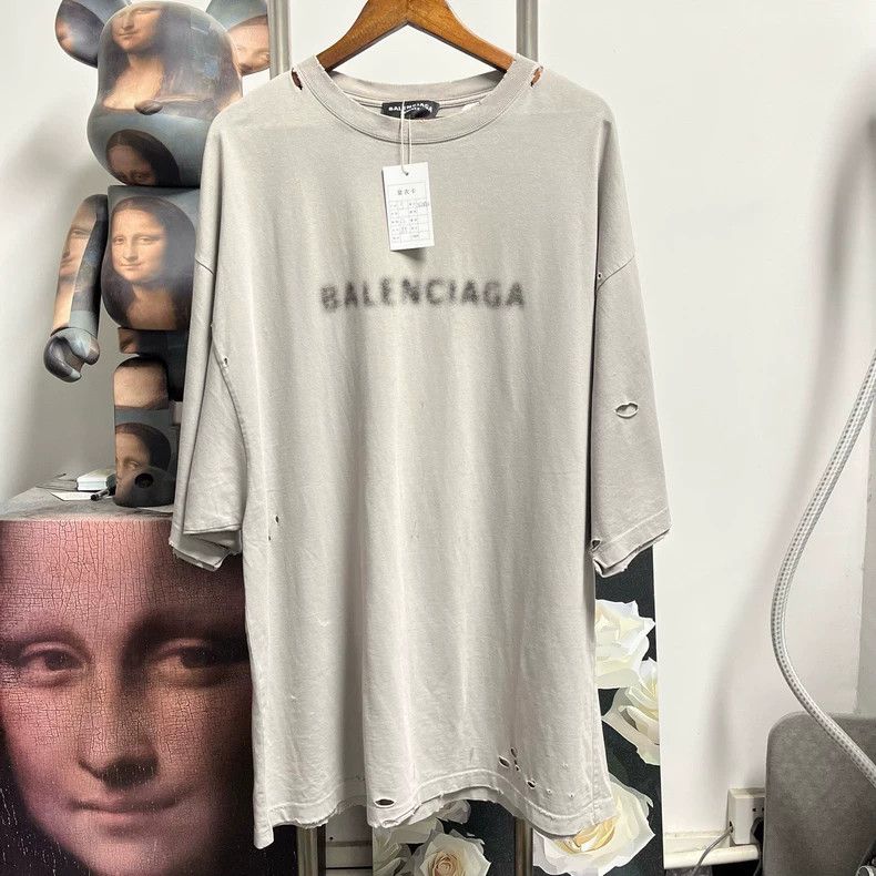 Balenciaga Mosaic Short Sleeve T-shirt