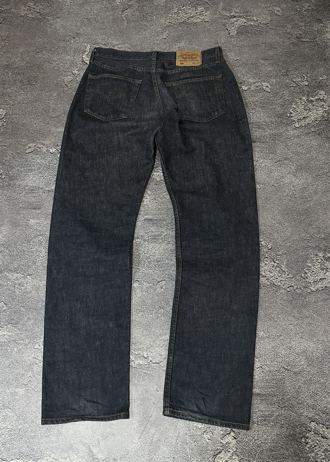 Levi's × Vintage Vintage Levis 501 Wash Denim Men’s 33x34 Pants Jeans USA Size US 33 - 1 Thumbnail