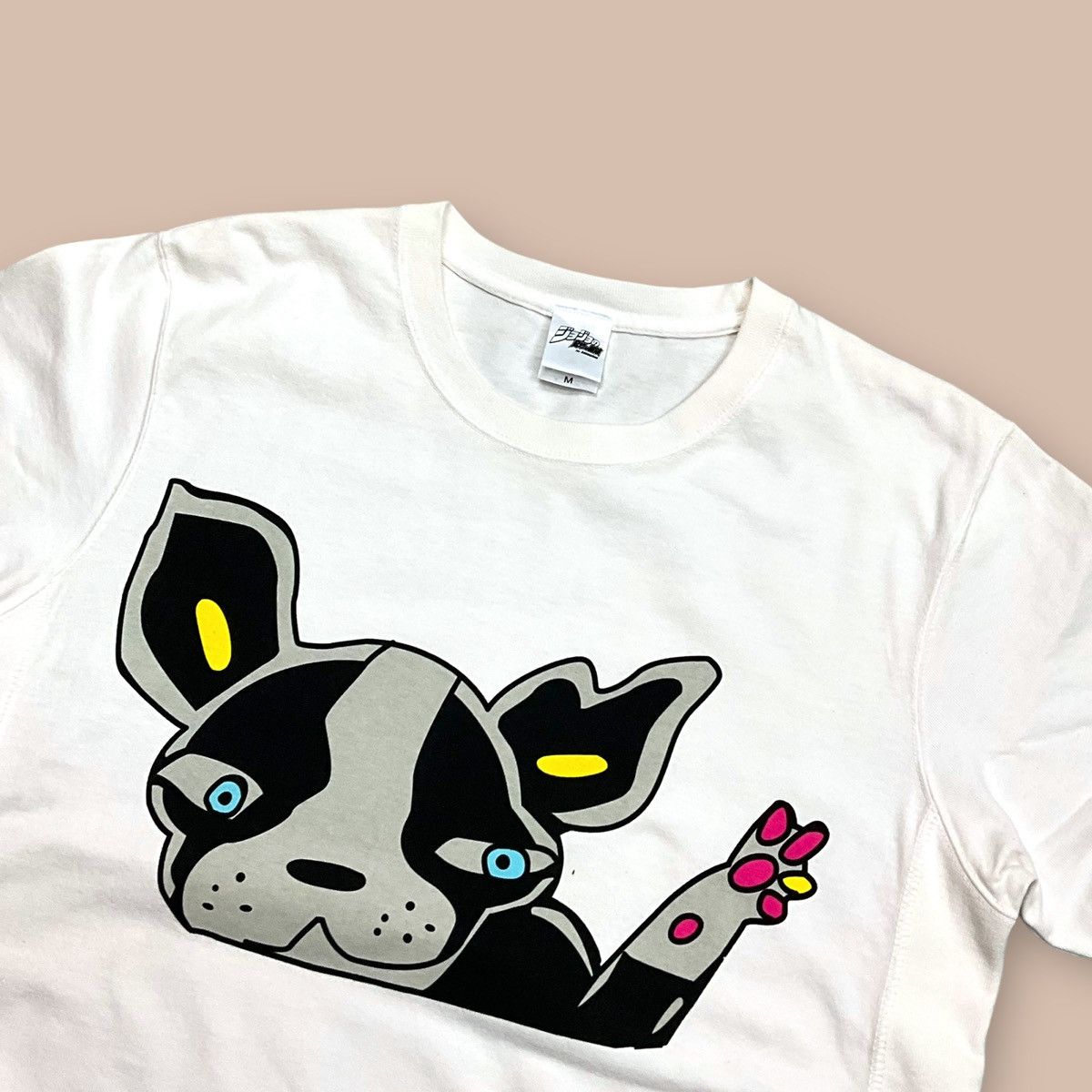 Anime TOWER RECORDS X Jojo's Bizarre Adventure "Iggy" Tees Size US M / EU 48-50 / 2 - 3 Thumbnail