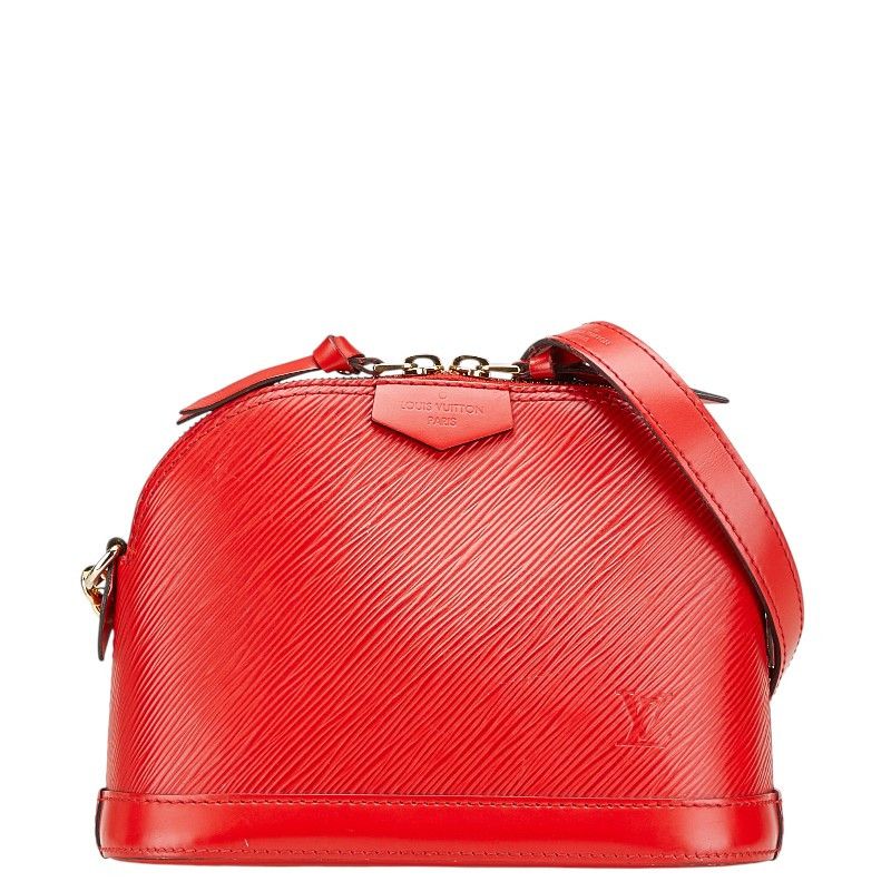 Louis Vuitton Louis Vuitton Alma Mini Epi Shoulder Bag Leather Shoulder Bag M51404 in Red, Women's