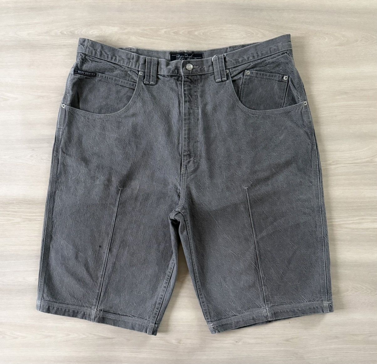 Vintage Vintage Y2K Ruff Ryders Denim Shorts Sz 42 DMX Streetwear Size US 42 / EU 58 - 3 Thumbnail
