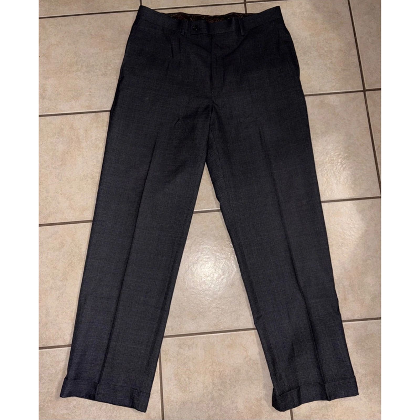 Ralph Lauren Polo Ralph Lauren men’s dress pants plaid polyester w34 Size US 34 / EU 50 - 1 Thumbnail