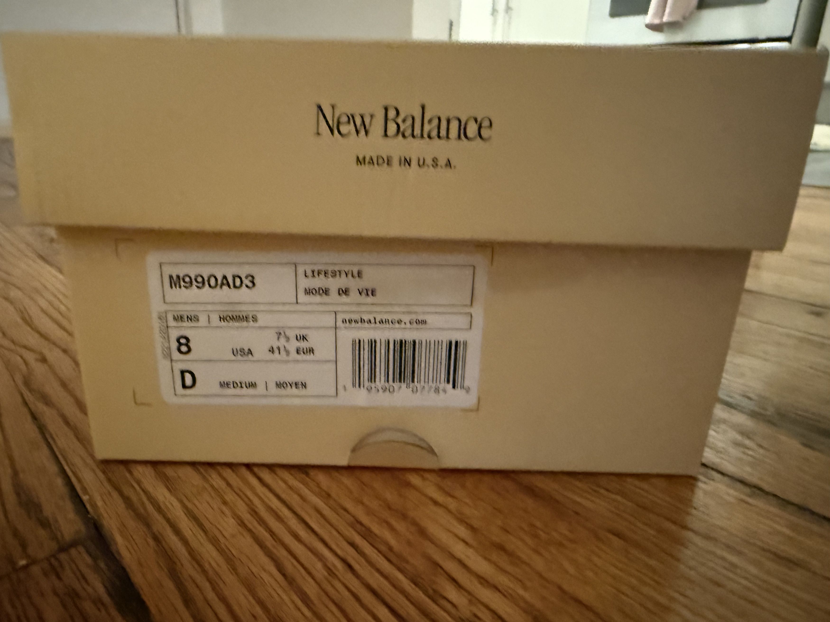 New Balance New Balance Teddy Santis x 990v3 Made in USA Moonbeam Size US 8 / EU 41 - 4 Thumbnail