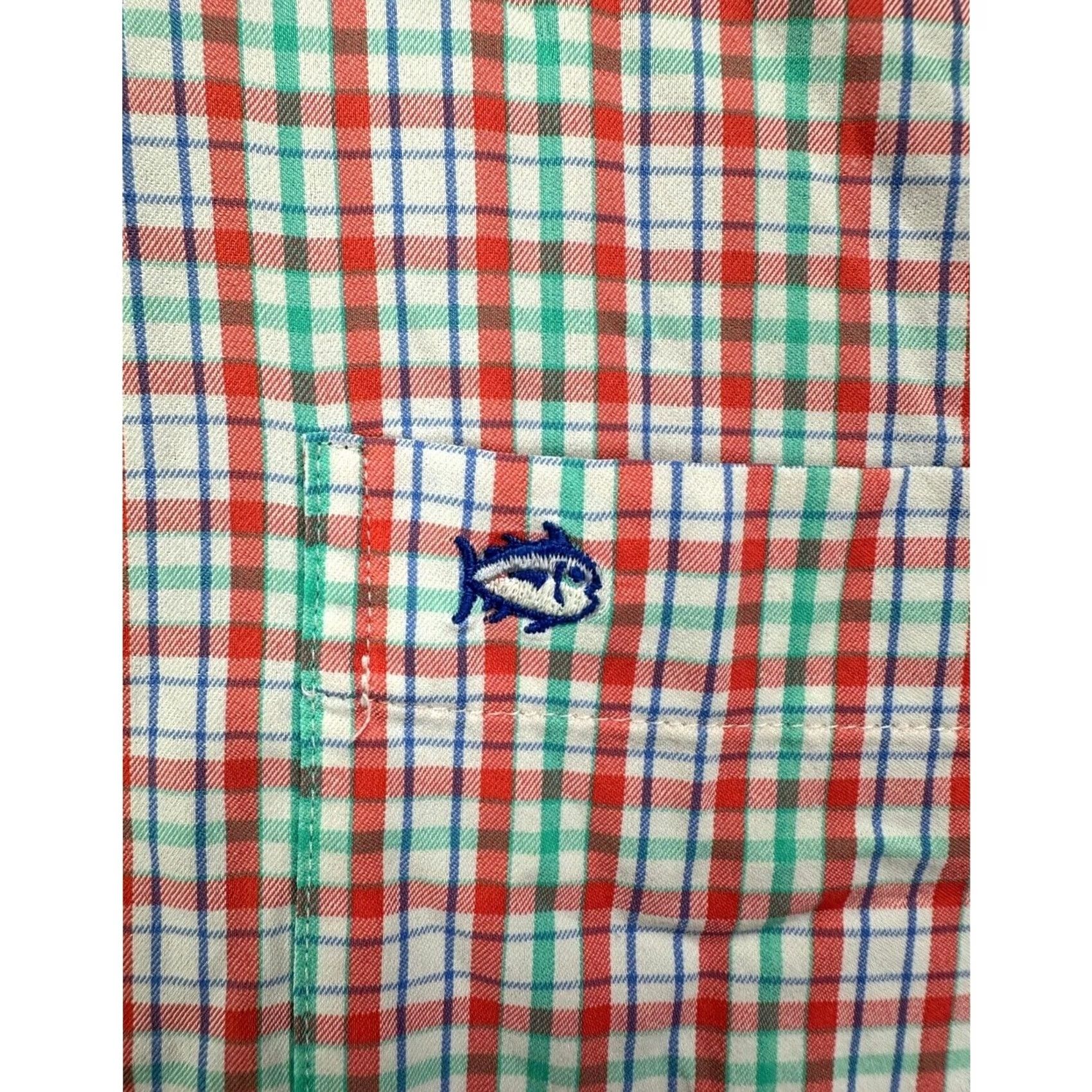 Southern Tide Southern Tide Shirt Adult Small Intercoastal Plaid Nylon Fishing Men Size US S / EU 44-46 / 1 - 6 Thumbnail