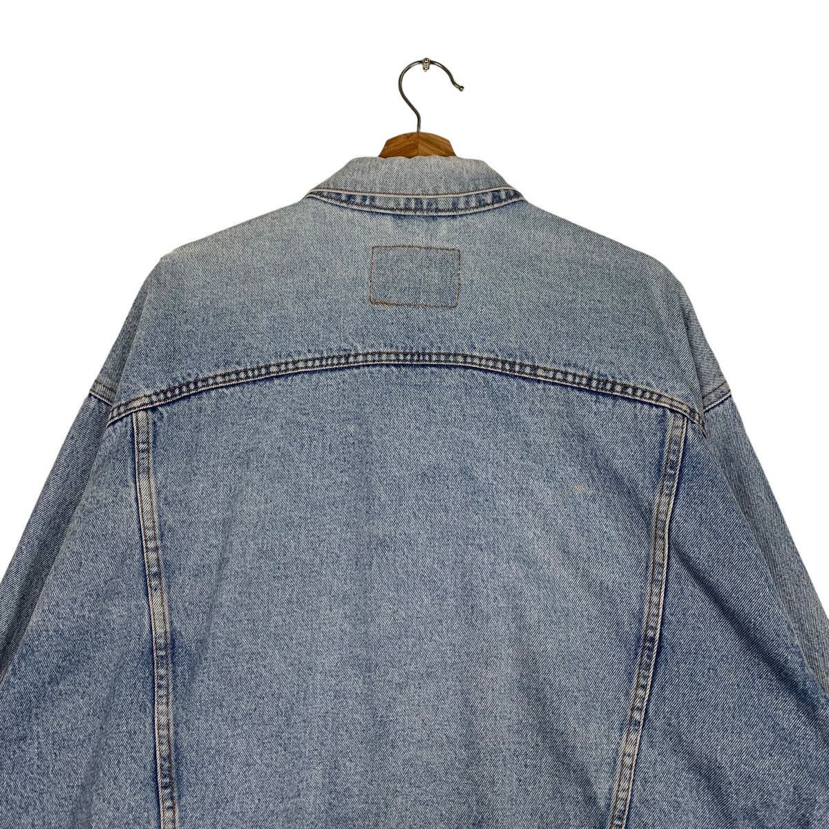 Vintage CANYON RIVER BLUES Trucker Washed Denim Jacket #0512-C23 Size US L / EU 52-54 / 3 - 16 Thumbnail