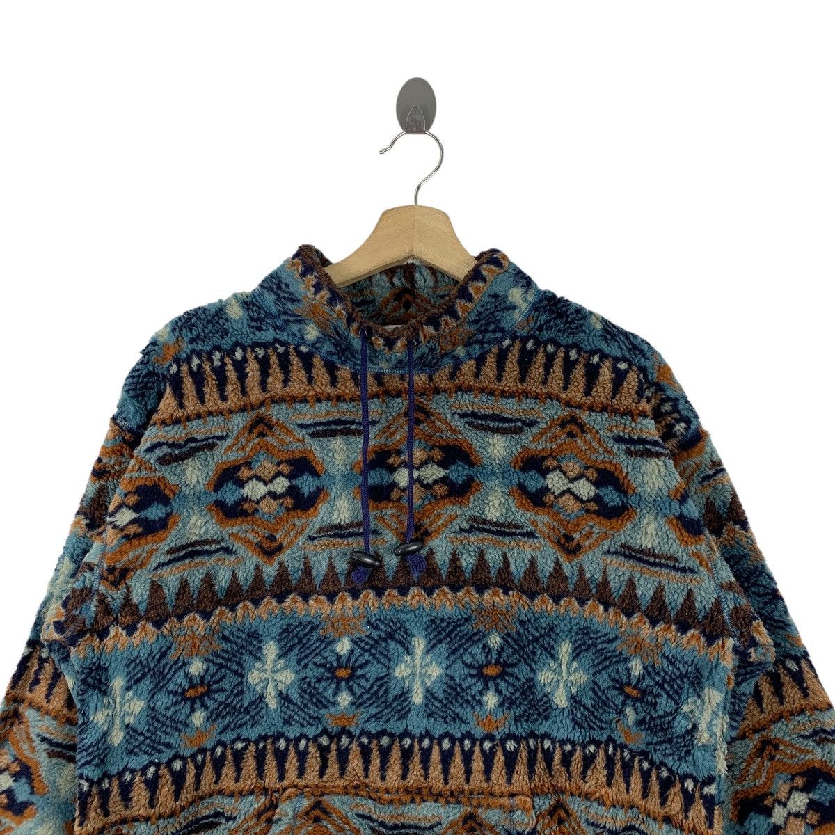 Vintage Vintage CLEDE DIOR Aztec Turtle Neck Sweatshirt Pullover Size US M / EU 48-50 / 2 - 3 Thumbnail