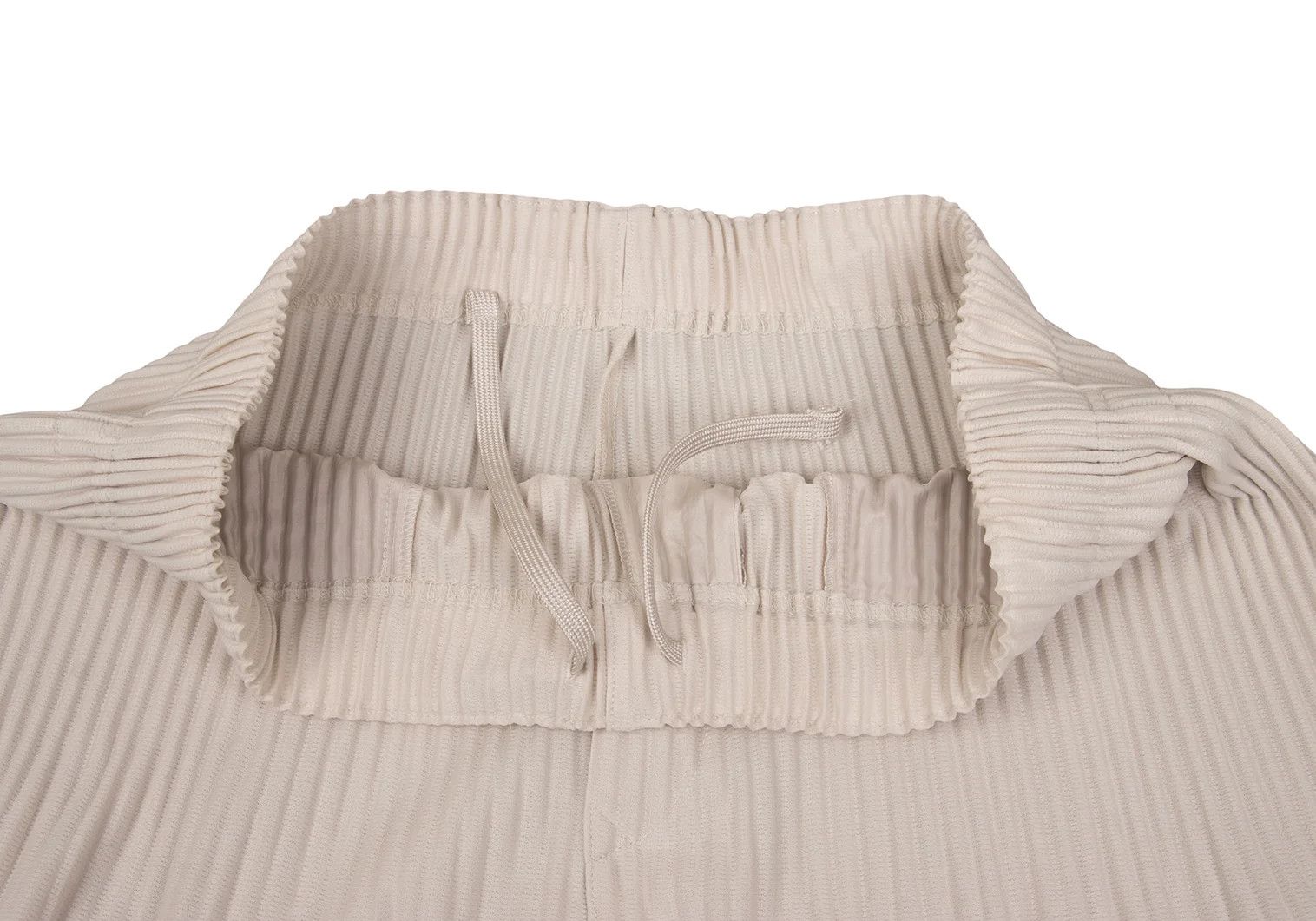 Issey Miyake Pleated Pants in Light Beige with Sheer Detailing Size US 34 / EU 50 - 3 Thumbnail