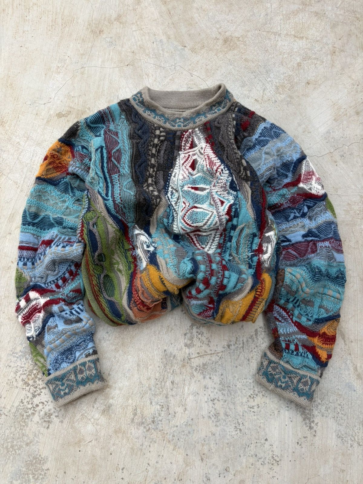 Coogi Vintage 90s Coogi 3D Knit Sweater Size US S / EU 44-46 / 1 - 1 Thumbnail