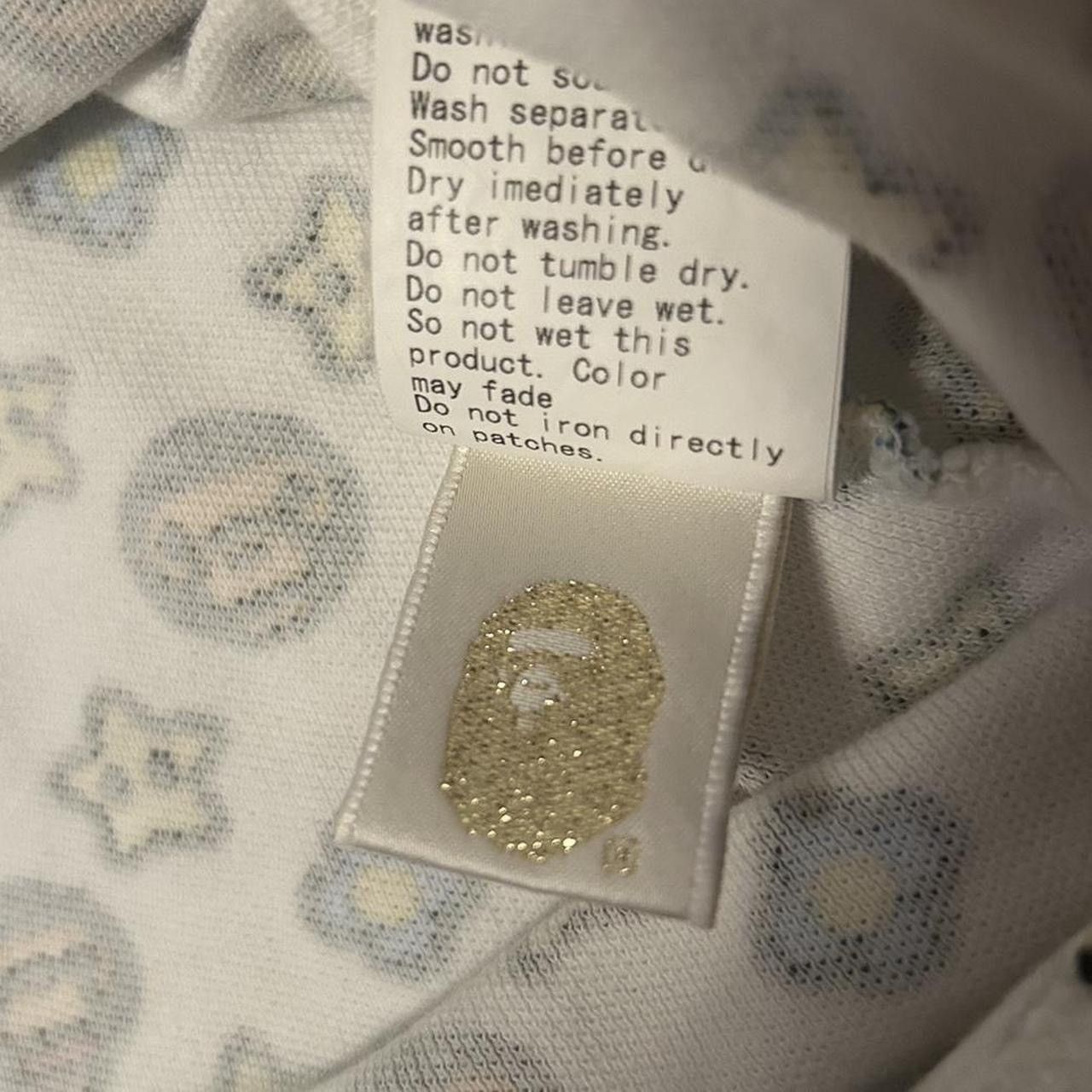 Bape × Nigo Bape White Monogram Polo Shirt Size S / US 4 / IT 40 - 5 Thumbnail