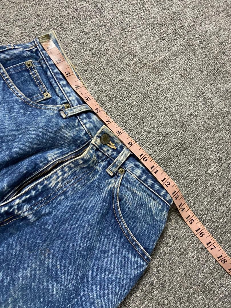 Japanese Brand Jay Hawker Acid Washed Denim Jeans (199) Size US 26 / EU 42 - 7 Thumbnail