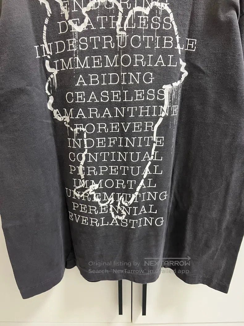 Saint Michael Saint Michael The slogan is old, sulfide dyed vintage shor Size US XL / EU 56 / 4 - 7 Thumbnail