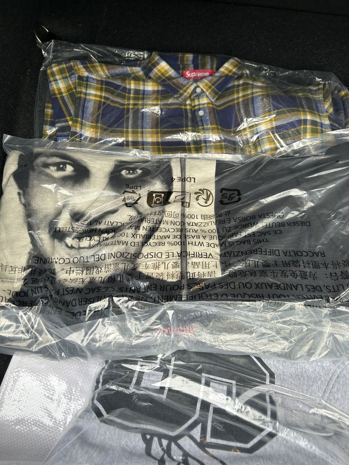 Supreme Supreme/Aphex Twin zip up | Grailed
