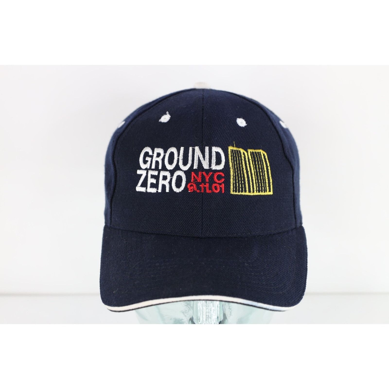 Vintage Vintage Y2K Spell Out September 11 Ground Zero New York Hat Size ONE SIZE - 1 Thumbnail