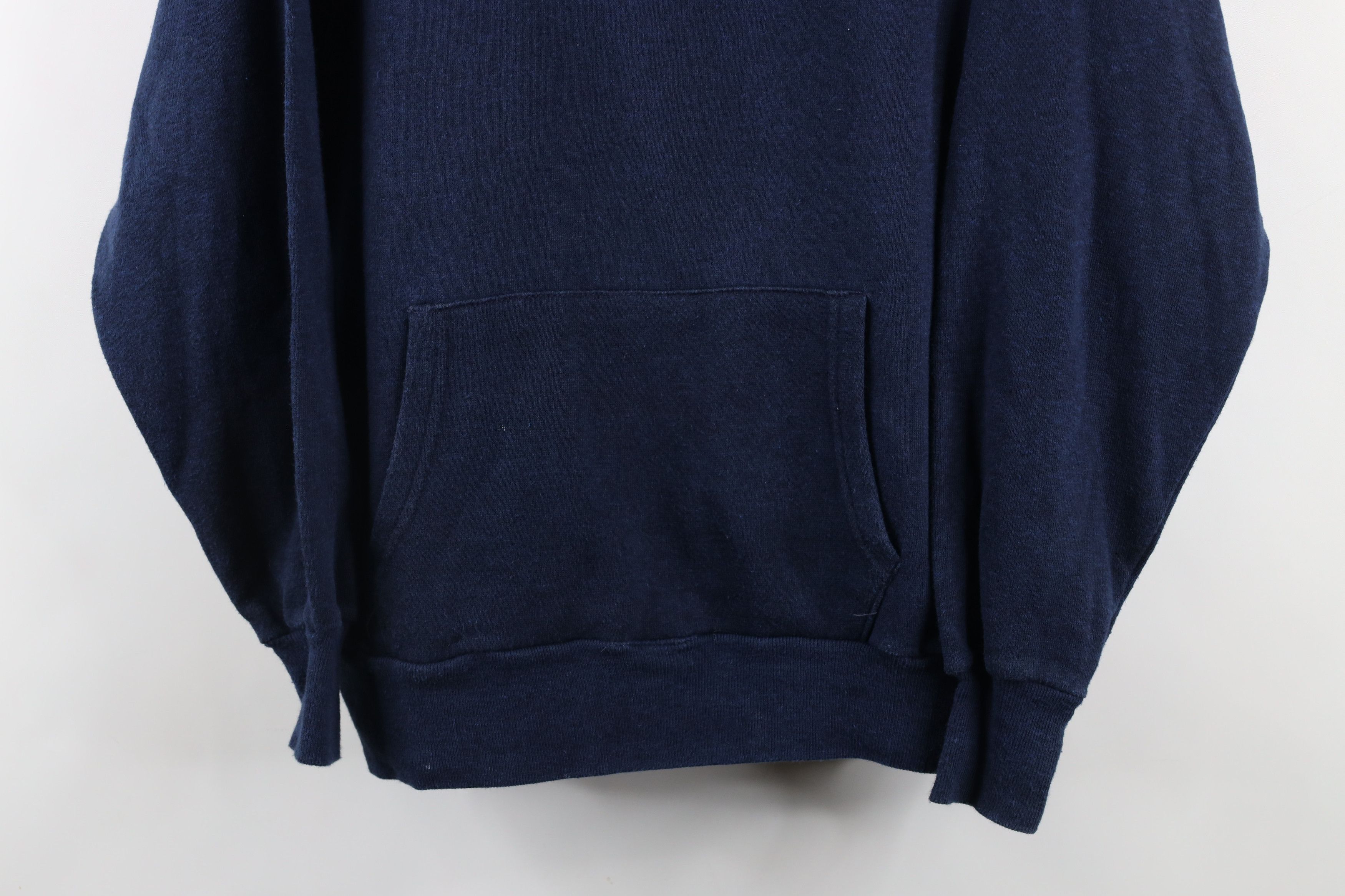 Vintage Vintage 70s Athlete of the Spirit Hoodie Sweatshirt Blue USA Size US XL / EU 56 / 4 - 3 Thumbnail