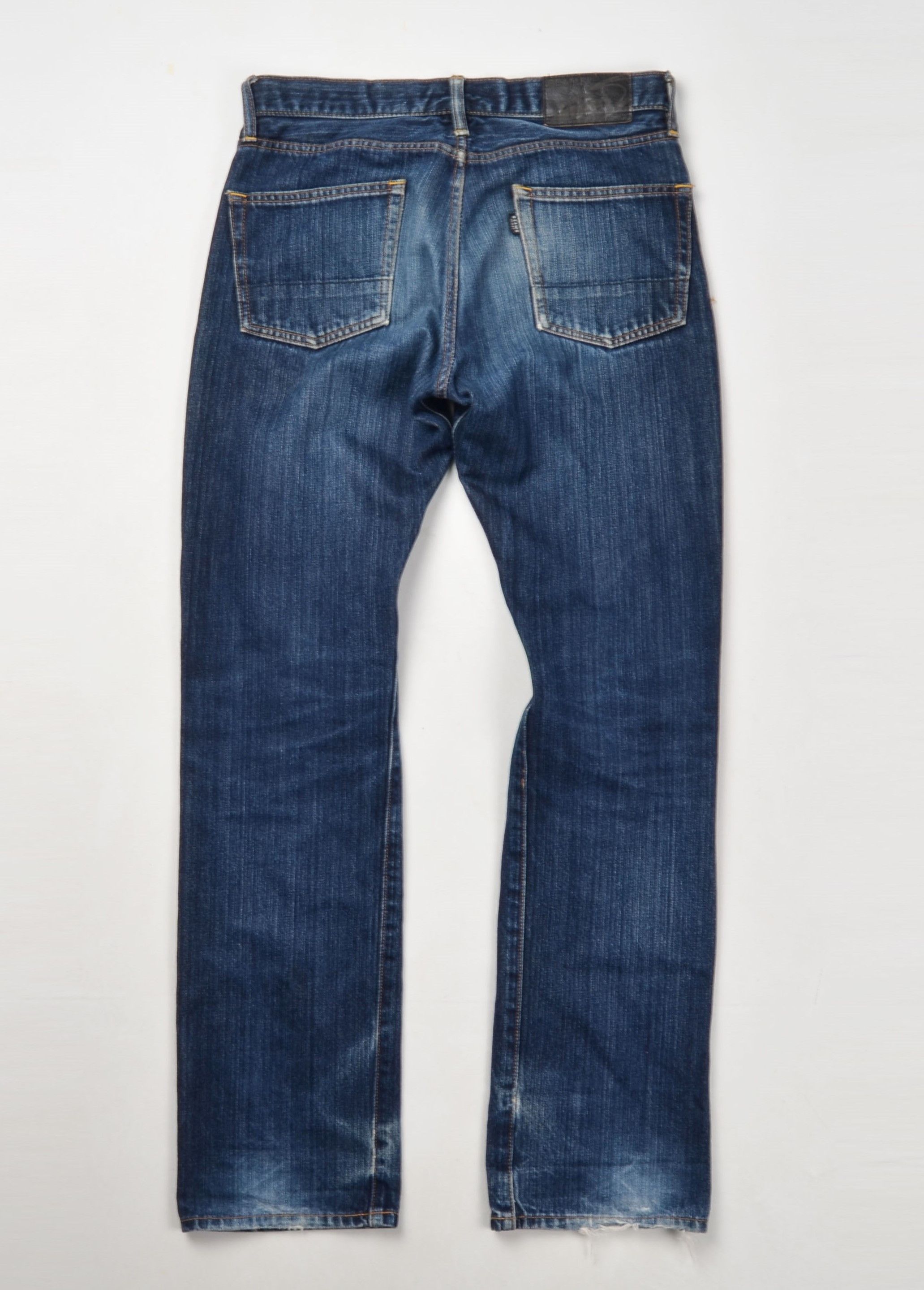 Beams Plus × Japanese Brand × Vintage Vintage Beams Heart Faded Blue Straight Denim Jeans Size US 32 / EU 48 - 11 Thumbnail