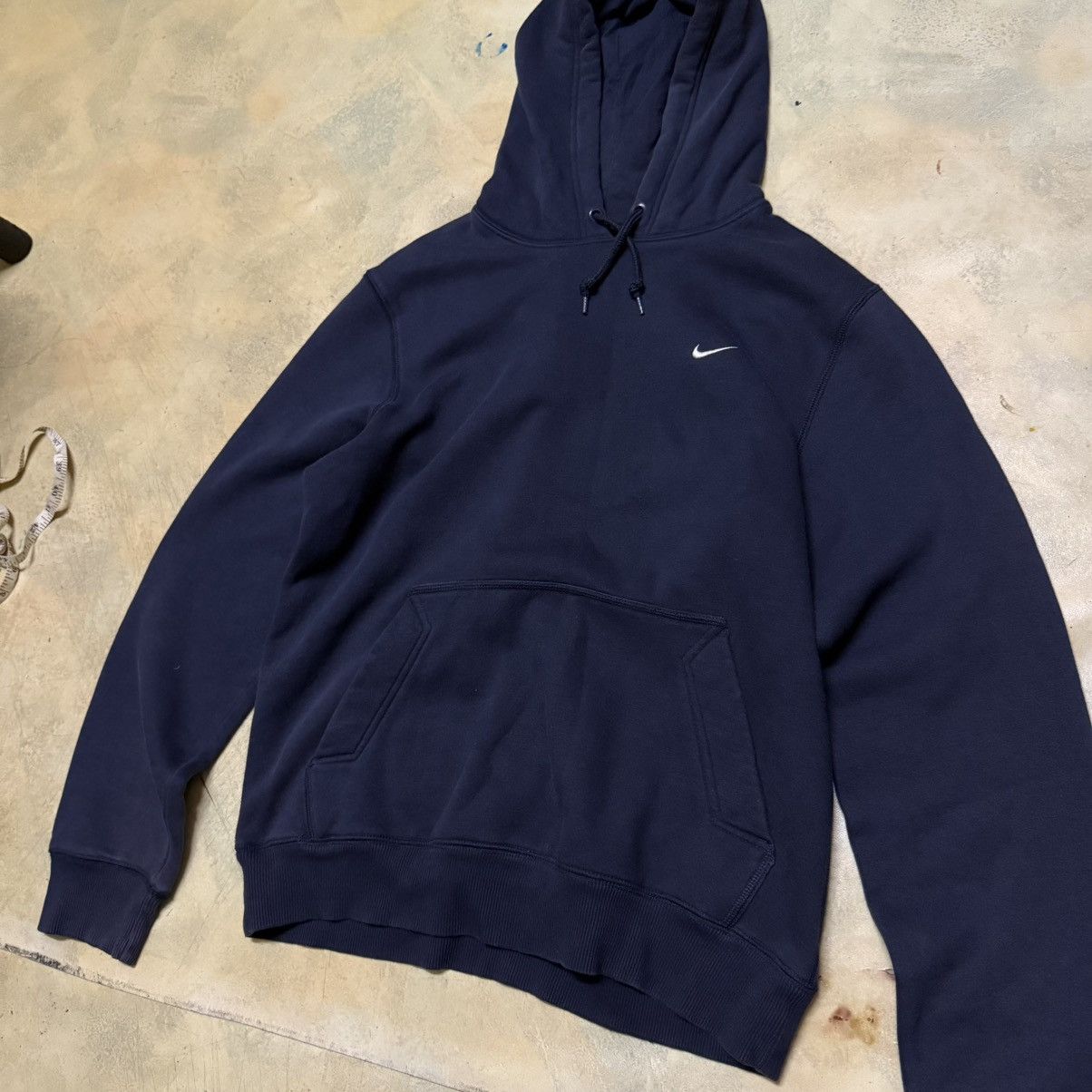 Nike Y2K Navy Blue Nike Hoodie Small Logo Size US M / EU 48-50 / 2 - 2 Thumbnail