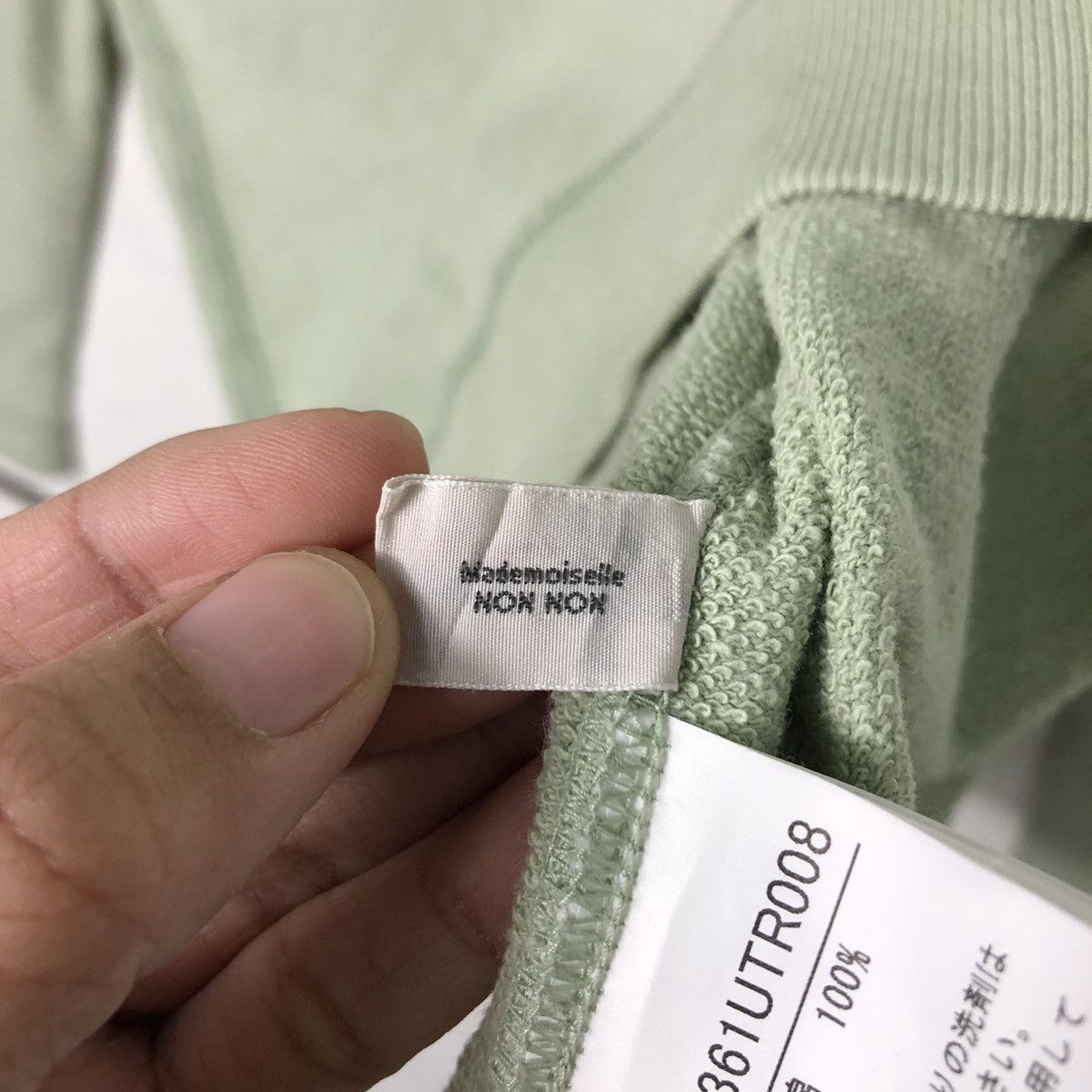 Japanese Brand × Vintage 📌Vintage Sweatshirt Mademoiselle Non Non Issey Miyake Size US M / EU 48-50 / 2 - 18 Thumbnail