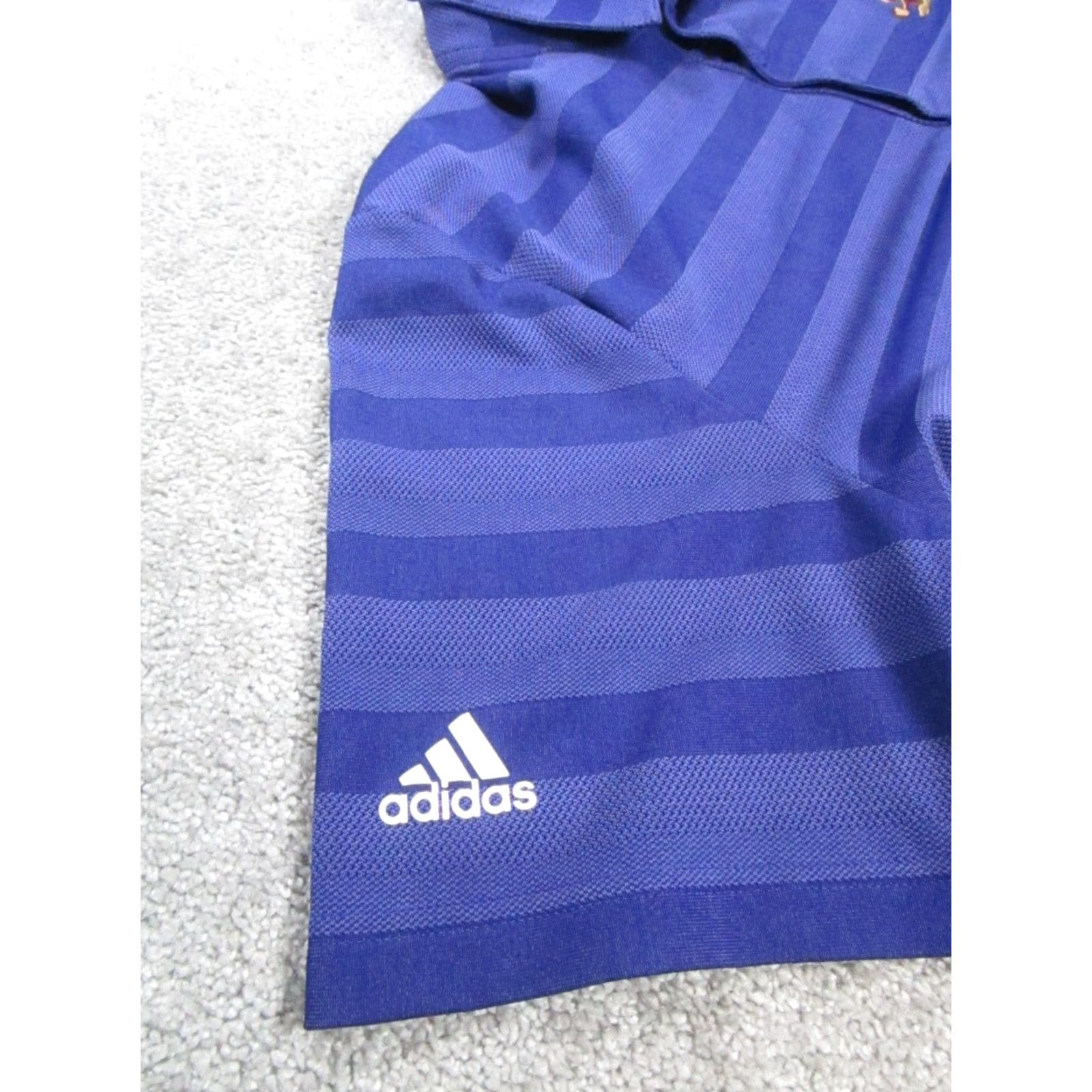 Adidas Adidas Polo Shirt Mens Large Blue Golf Logo Shirt Polo Adidas Golf Mens L Blue Logo Size US L / EU 52-54 / 3 - 3 Thumbnail