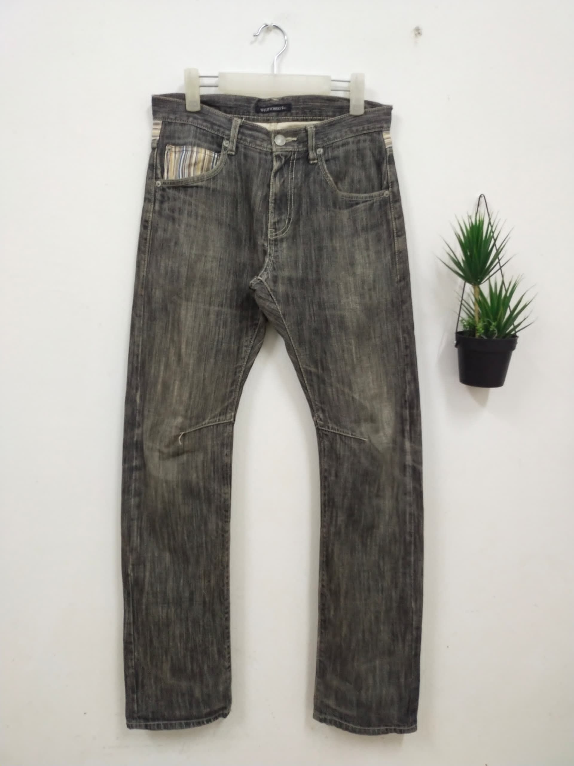Hysteric Glamour Japanese Brand Patchwork Hysteric insired jeans Size US 33 - 6 Thumbnail