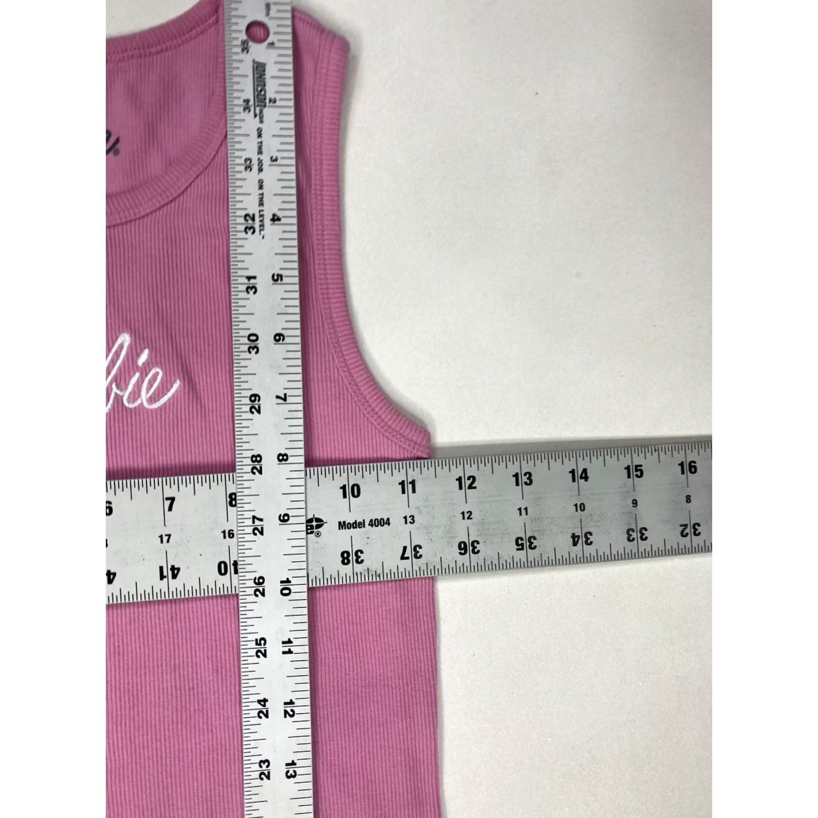 Vintage VINTAGE Barbie Crop Tank Top T-shirt Women XS Pink Size XS / US 0-2 / IT 36-38 - 6 Thumbnail