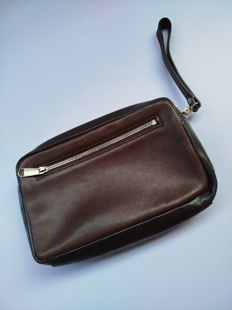 Lanvin Lanvin Collection Two-Tone Leather Clutch/Wristlet. Size ONE SIZE - 2 Thumbnail