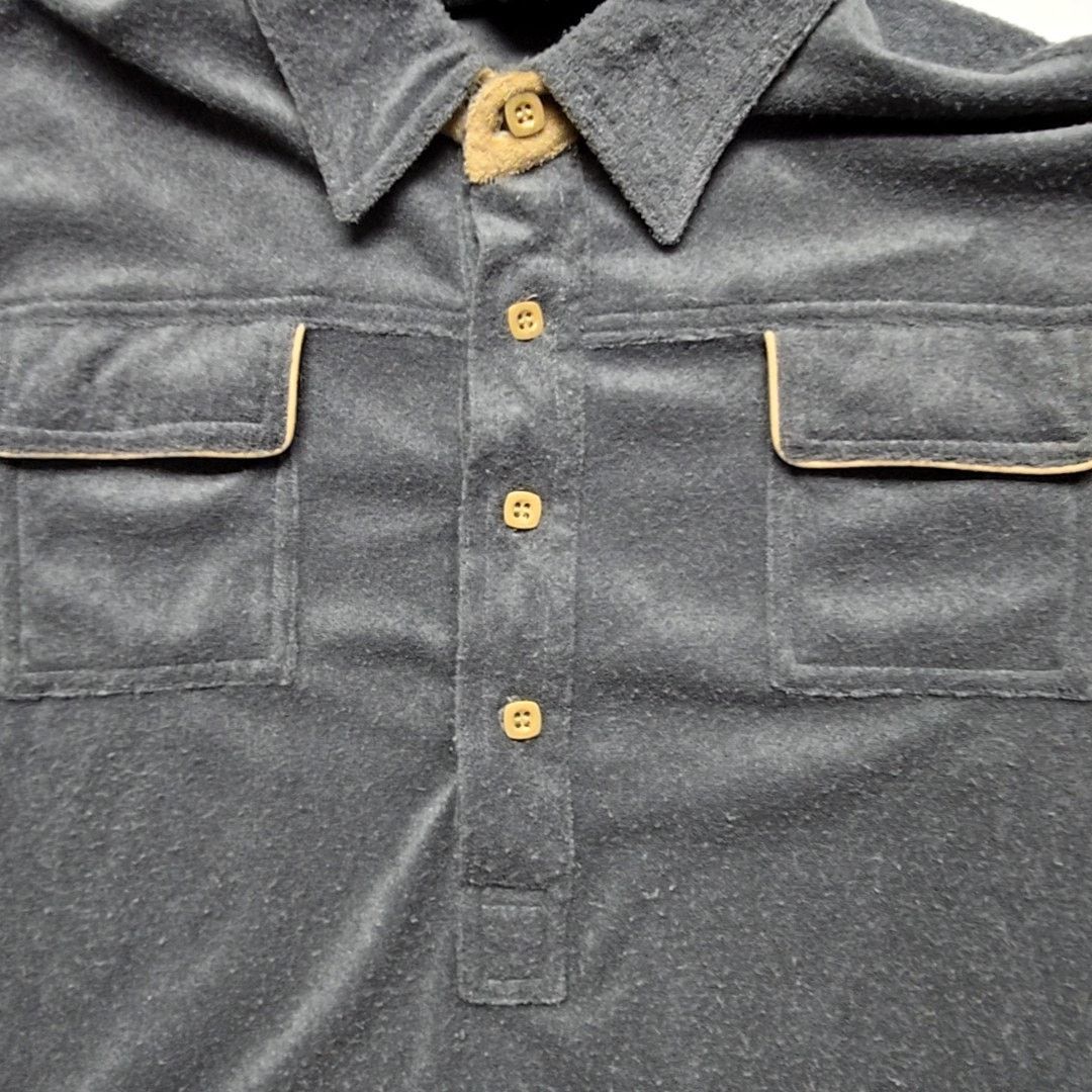 Vintage Vintage Chemise ET CIE Pullover Gray Button Front XL Shirt Size US XL / EU 56 / 4 - 3 Thumbnail