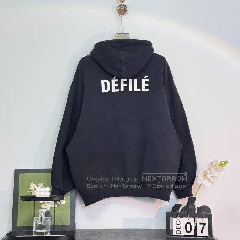 Balenciaga Balenciaga Front and Back Defile French Hoodie Size US XS / EU 42 / 0 - 3 Thumbnail