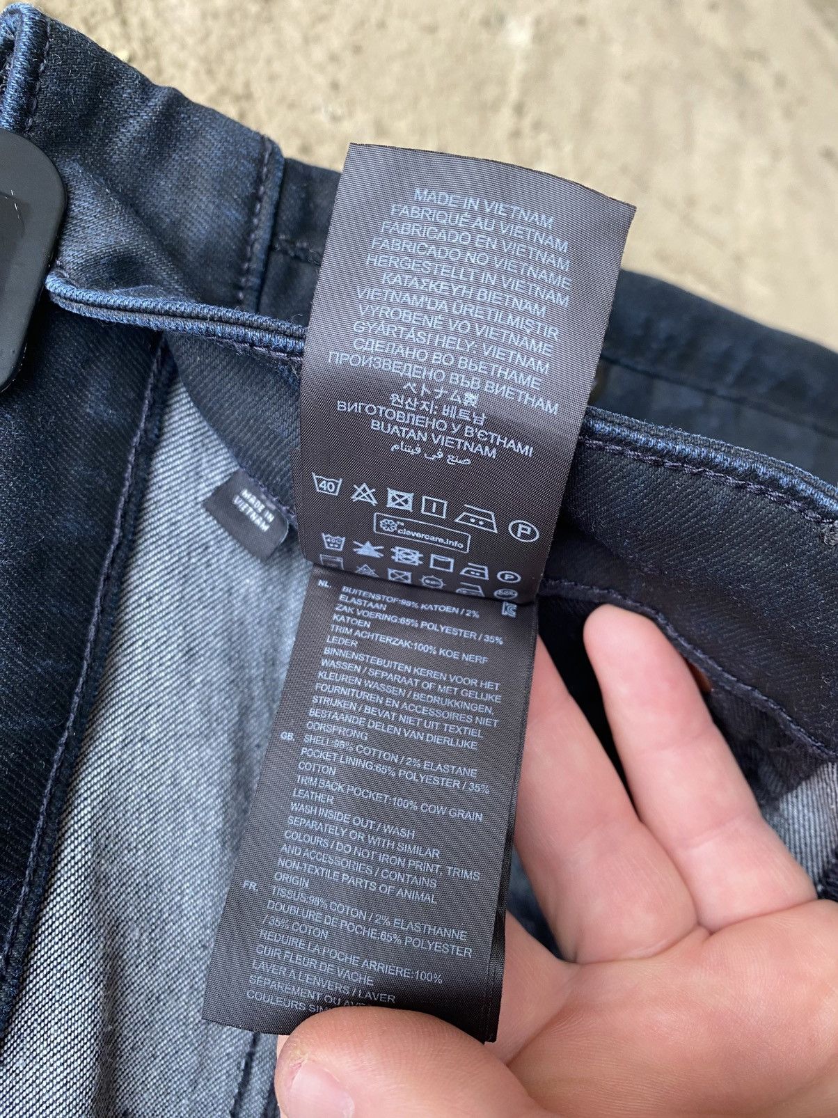 G-Star G Star Raw Revend Super Slim Waxed Denim Jeans Pants 32/32 Size US 32 / EU 48 - 11 Thumbnail