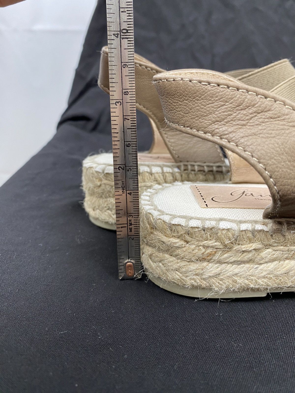 Designer Gaimo Handmade in Spain Espadrilles Sandals size 37 Size US 6 / IT 36 - 10 Thumbnail