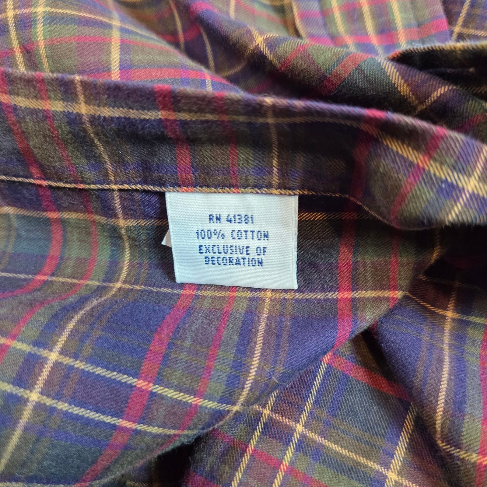 Polo Ralph Lauren Ralph Lauren Polo XL Cotton Plaid Button Down Shirt Size US XL / EU 56 / 4 - 5 Thumbnail
