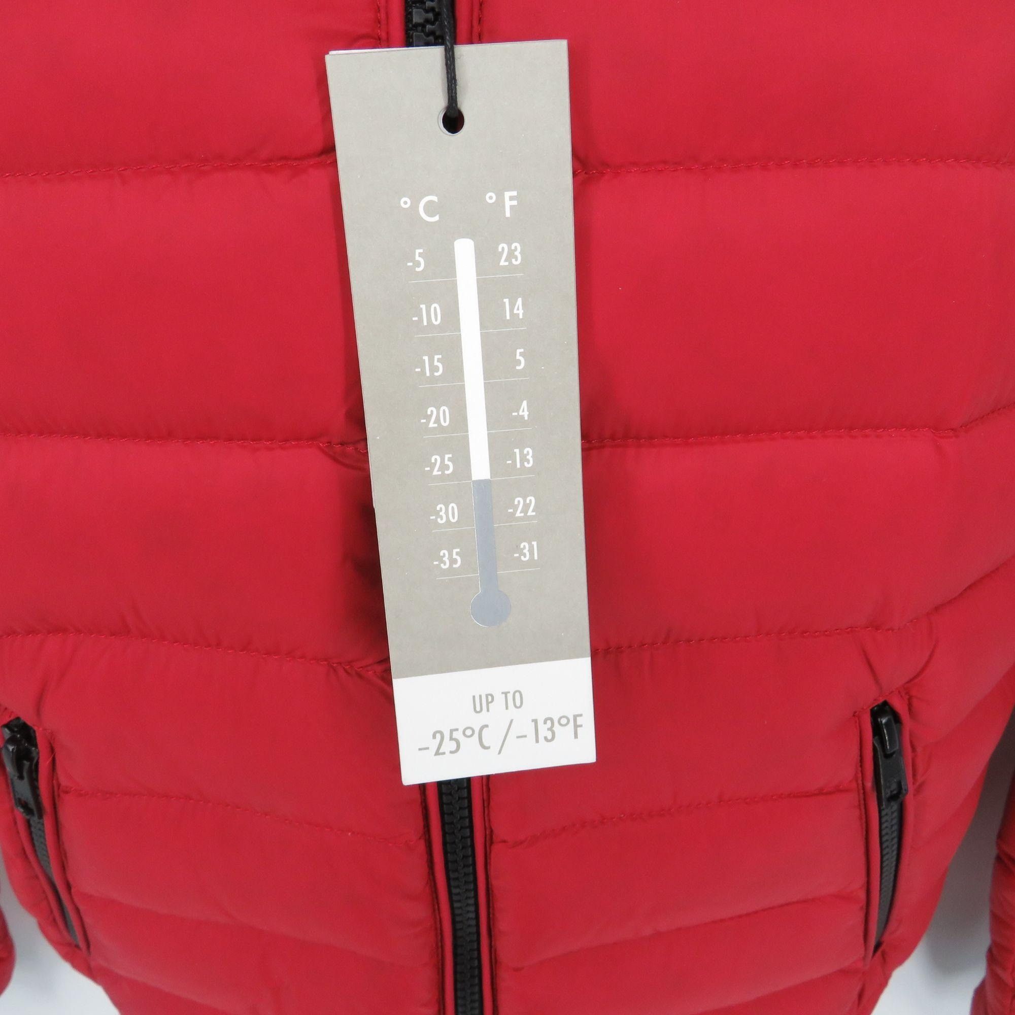 Other Sandova Women's XS Red Puffer Jacket Black Ribbed Trim NWT $ Size XS / US 0-2 / IT 36-38 - 3 Thumbnail