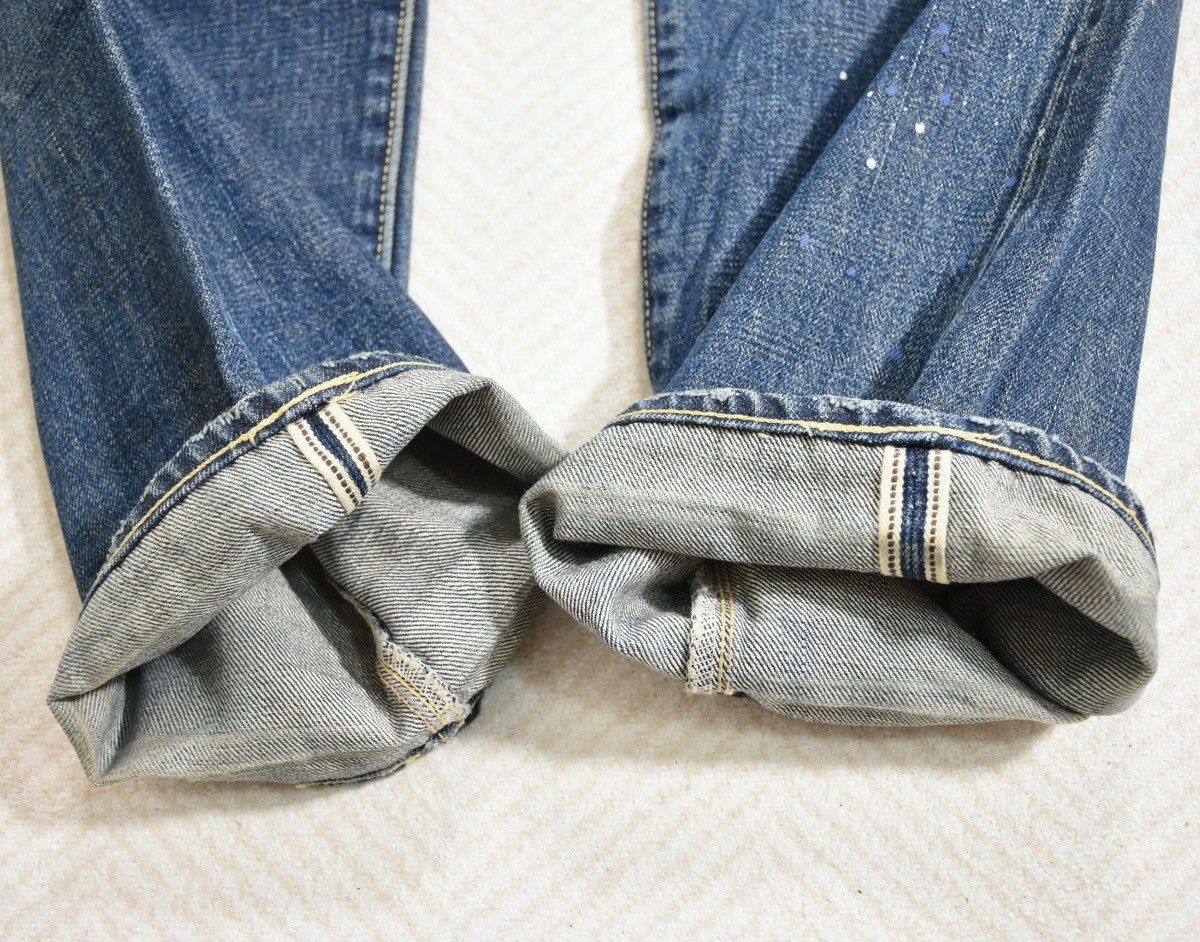 Visvim Visvim Fluxus 00 Damgaed-1 D1 Denim W32L30 Size US 32 / EU 48 - 12 Thumbnail