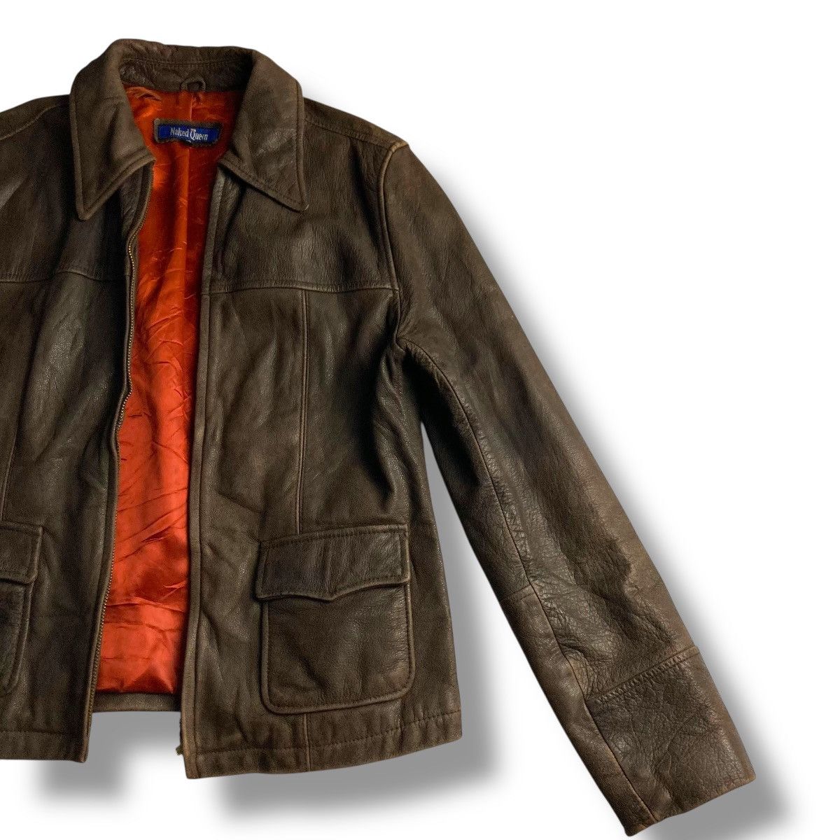 Hysteric Glamour 🇯🇵 NAKEQ QUEEN BUCKLE WAIST COWHIDE GENUINE LEATHER JACKET Size M / US 6-8 / IT 42-44 - 3 Thumbnail