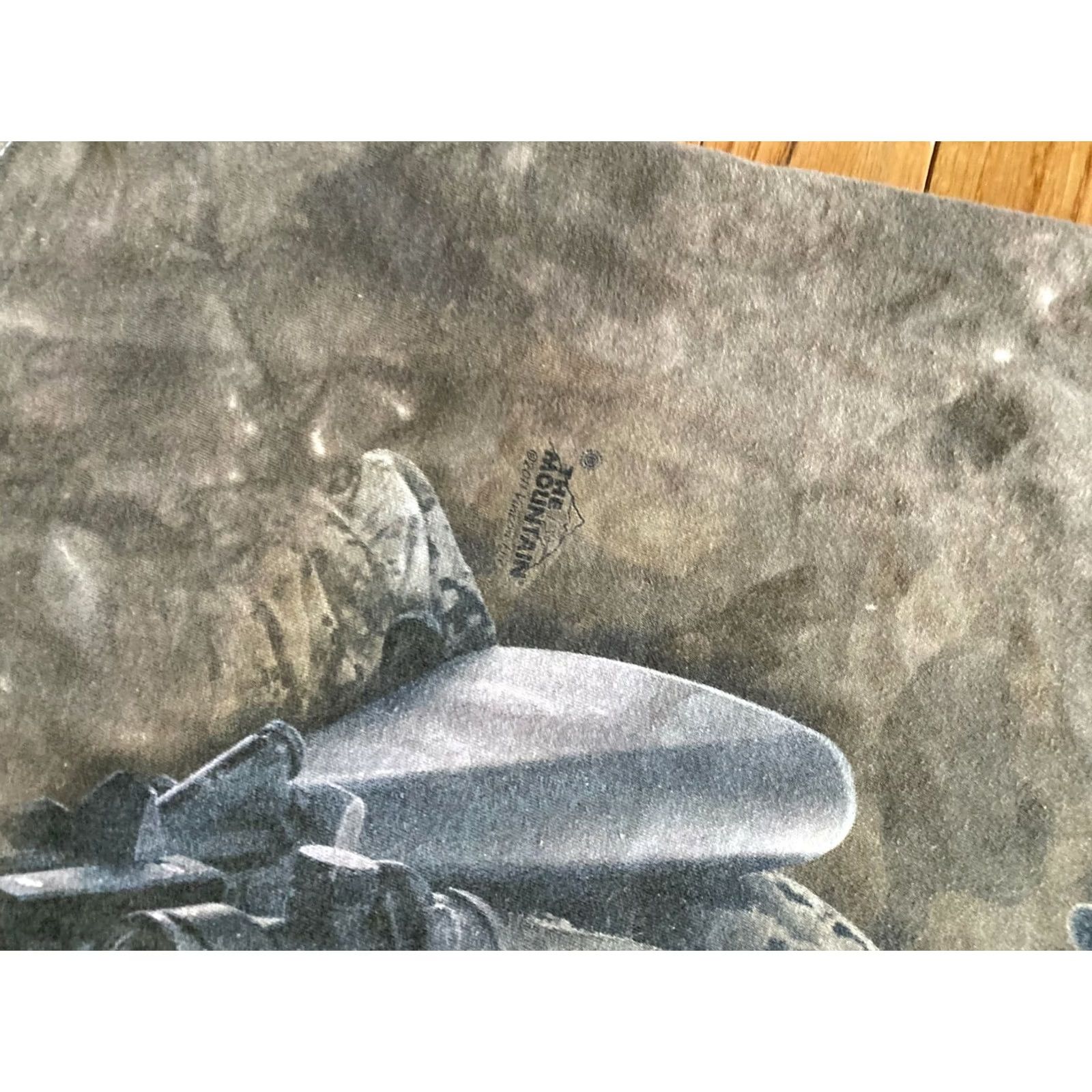 The Mountain The Mountain Soldier Short Sleeve Shirt Men’s L Brown Crew Neck 100% Cotton T-Shirt Animal Print Size US L / EU 52-54 / 3 - 4 Thumbnail