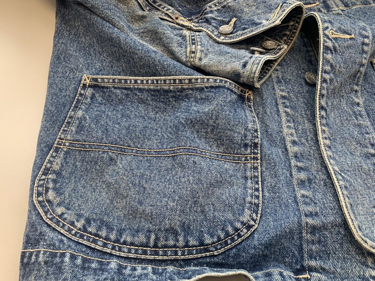 Calvin Klein × Vintage 90s Calvin Klein (CK line) Denim Utility Jacket Size US M / EU 48-50 / 2 - 5 Thumbnail