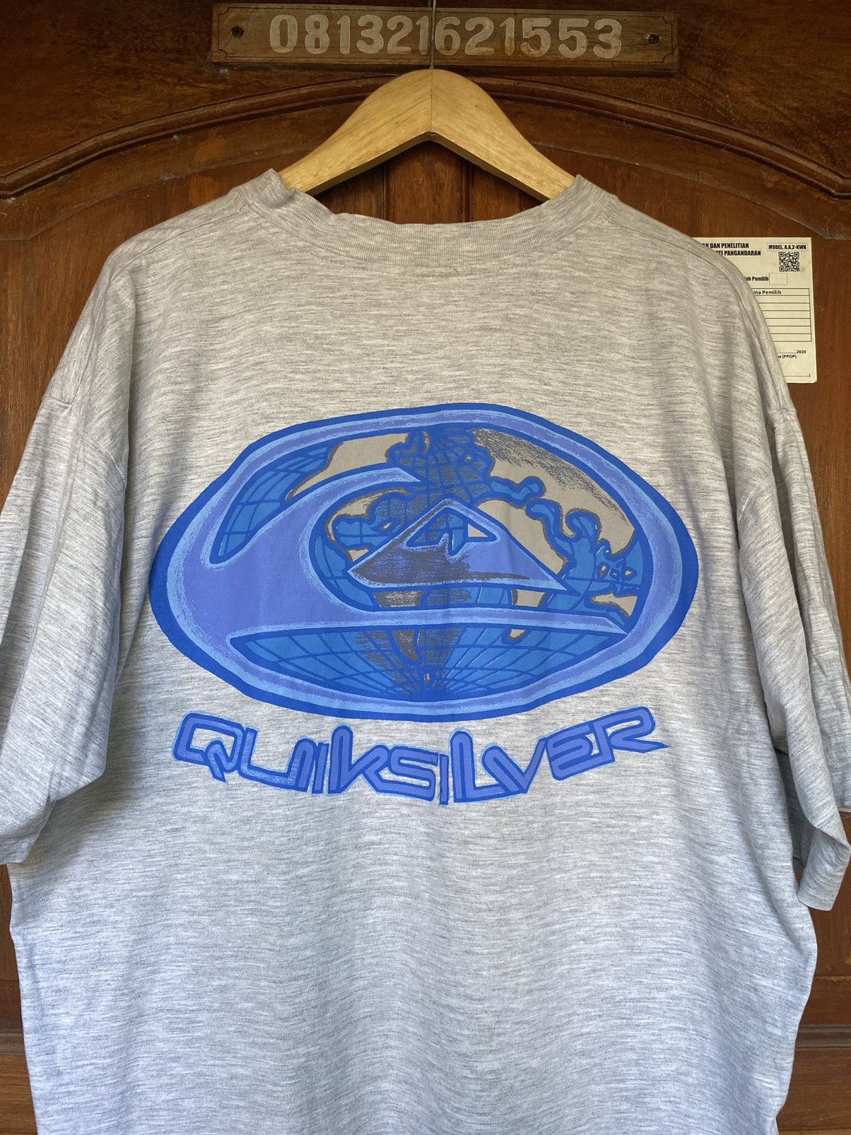 Quiksilver × Vintage QUIKSILVER GLOBAL x VINTAGE Size US XL / EU 56 / 4 - 2 Thumbnail