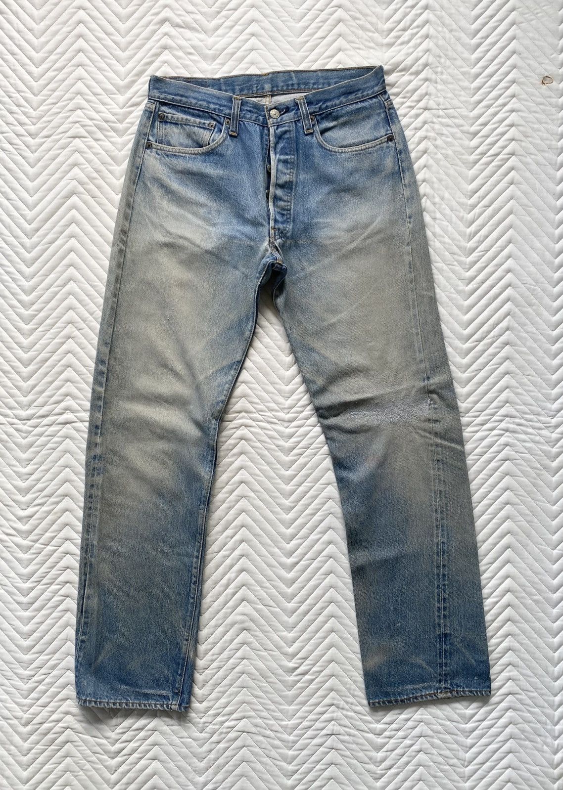 True Vintage 70s Levis 501 Small E Selvedge