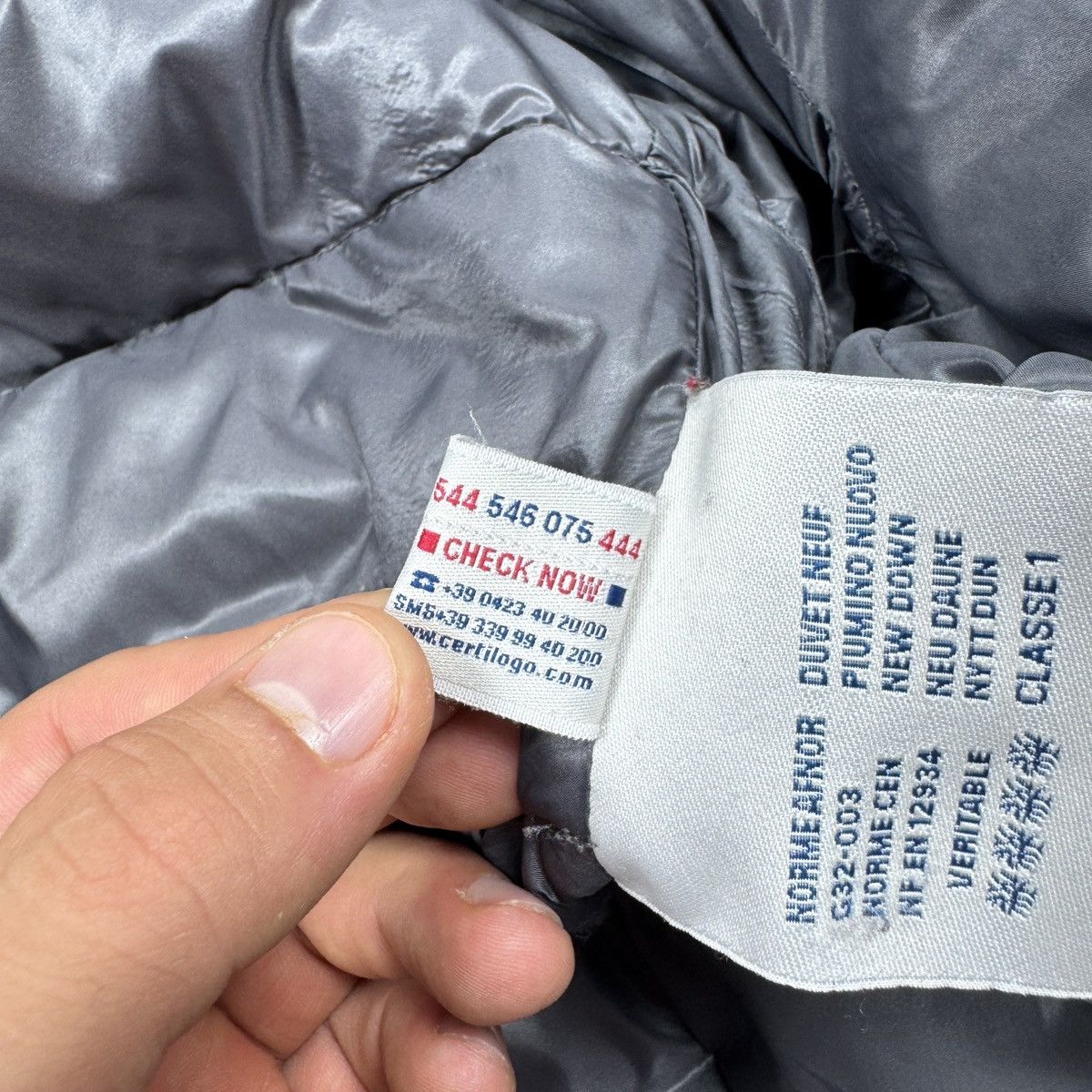 Moncler Men`s Moncler Rodin Gray Wool Puffer Jacket Size 6 / XXL Size US XXL / EU 58 / 5 - 15 Thumbnail